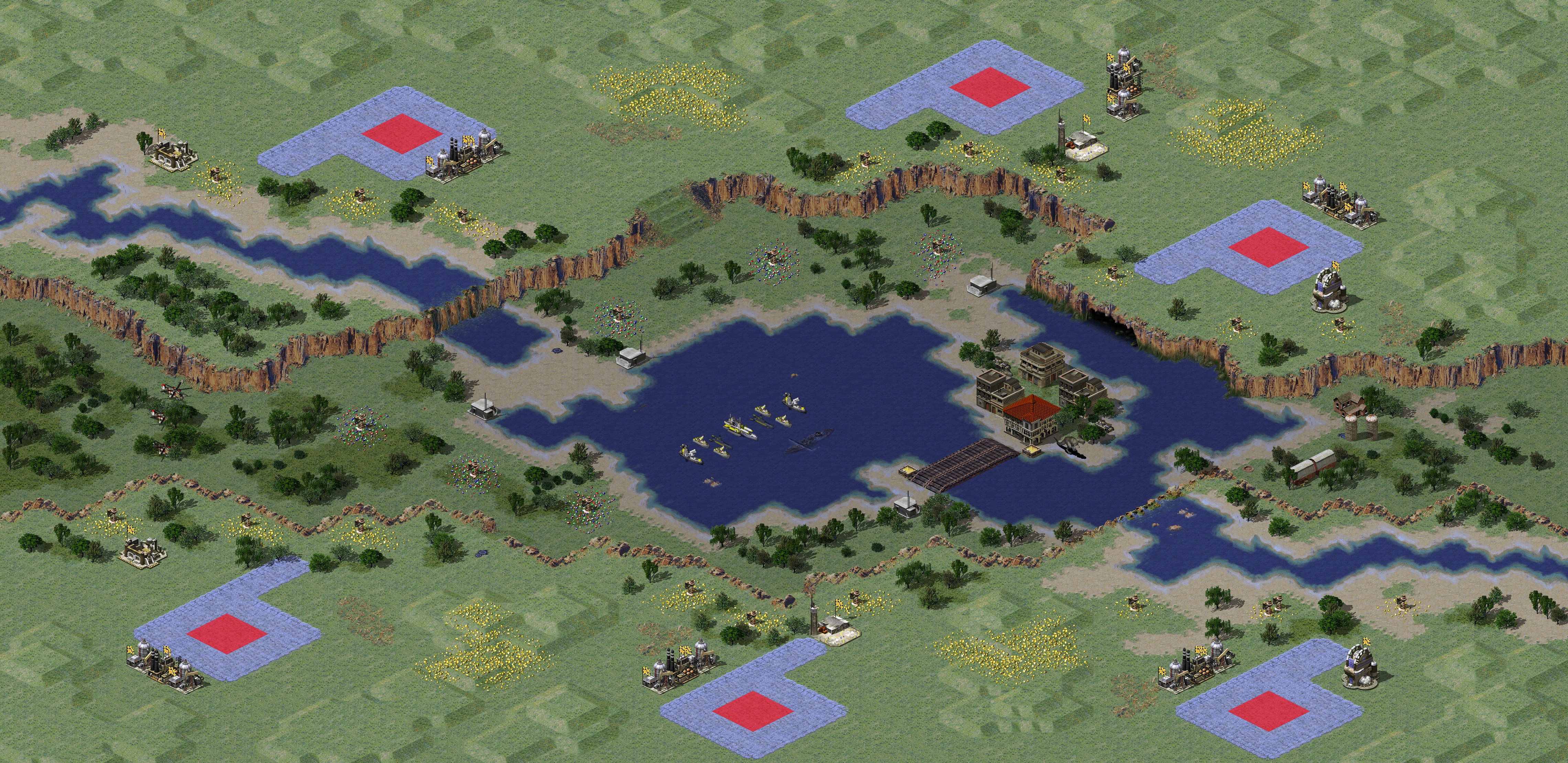 Rendered map: Freedom Falls (3 vs 3)