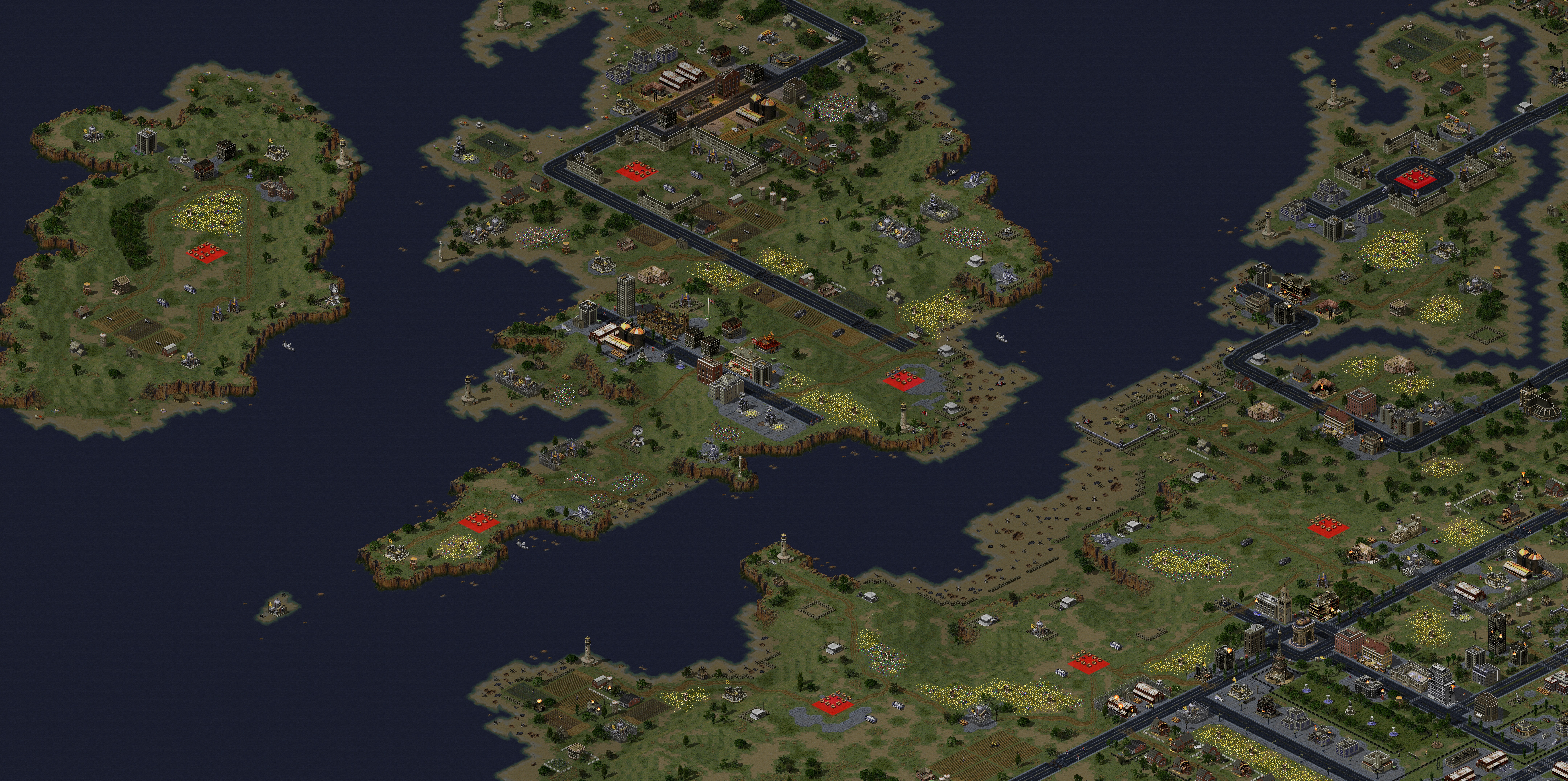 Rendered map: 二战：不列颠空战