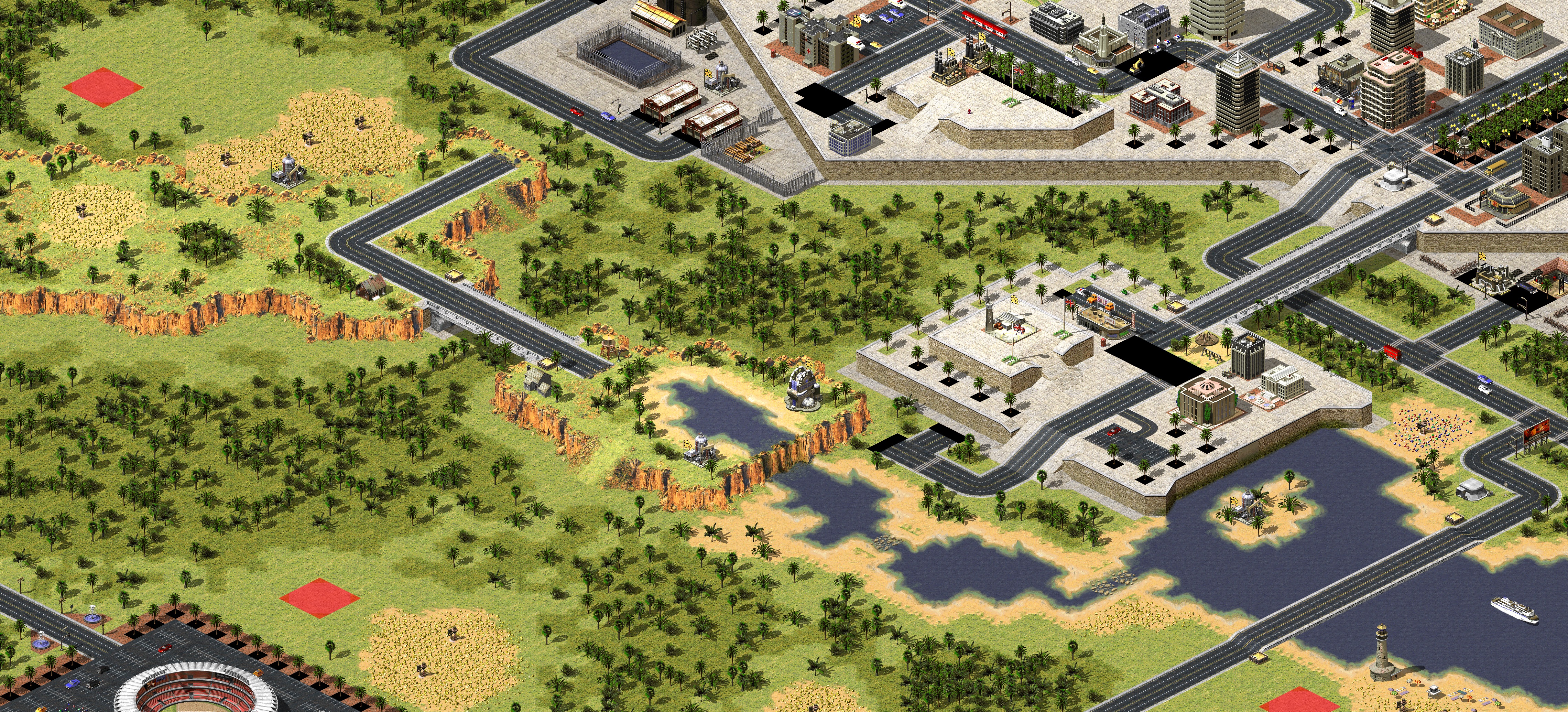 Rendered map: Reborn 2.0 - Tropical City