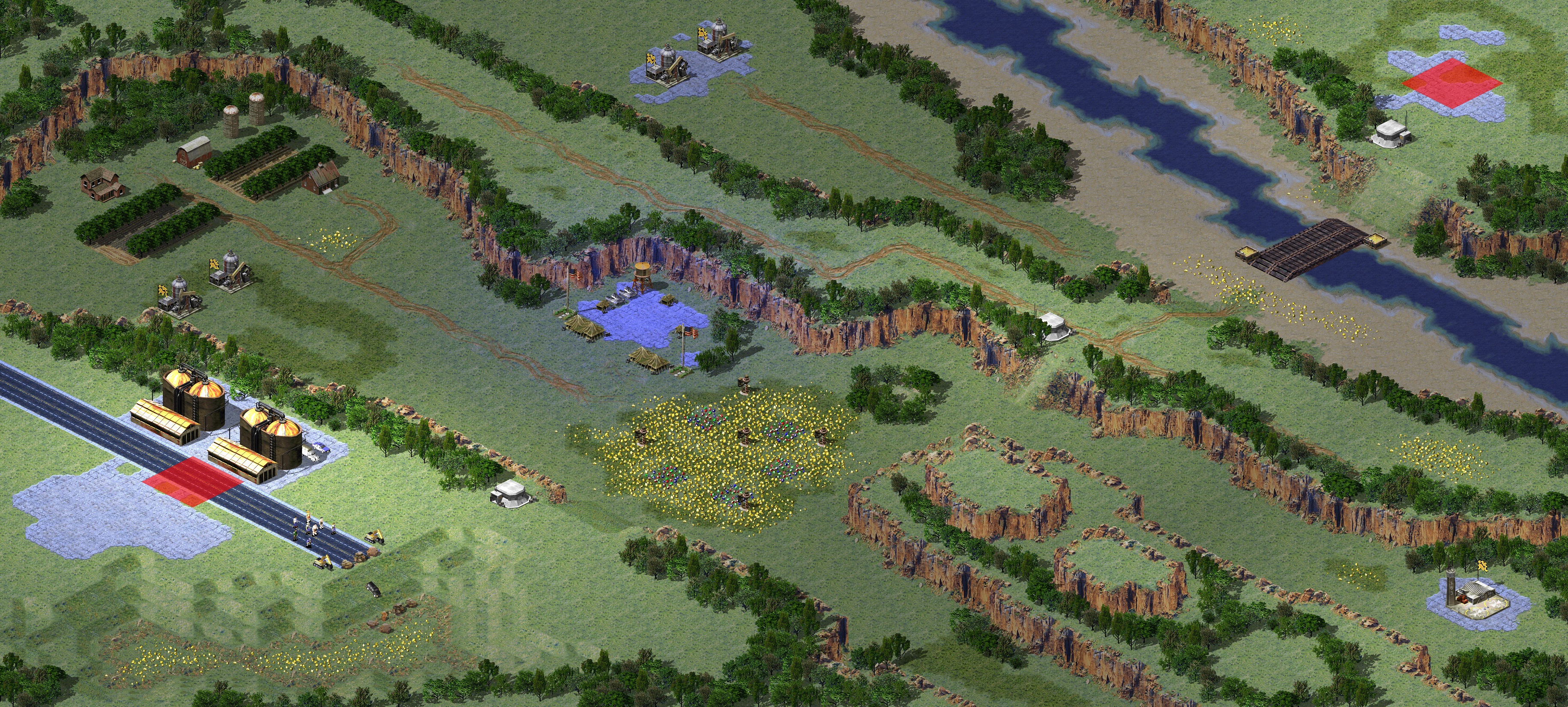 Rendered map: Cliff Hieghts