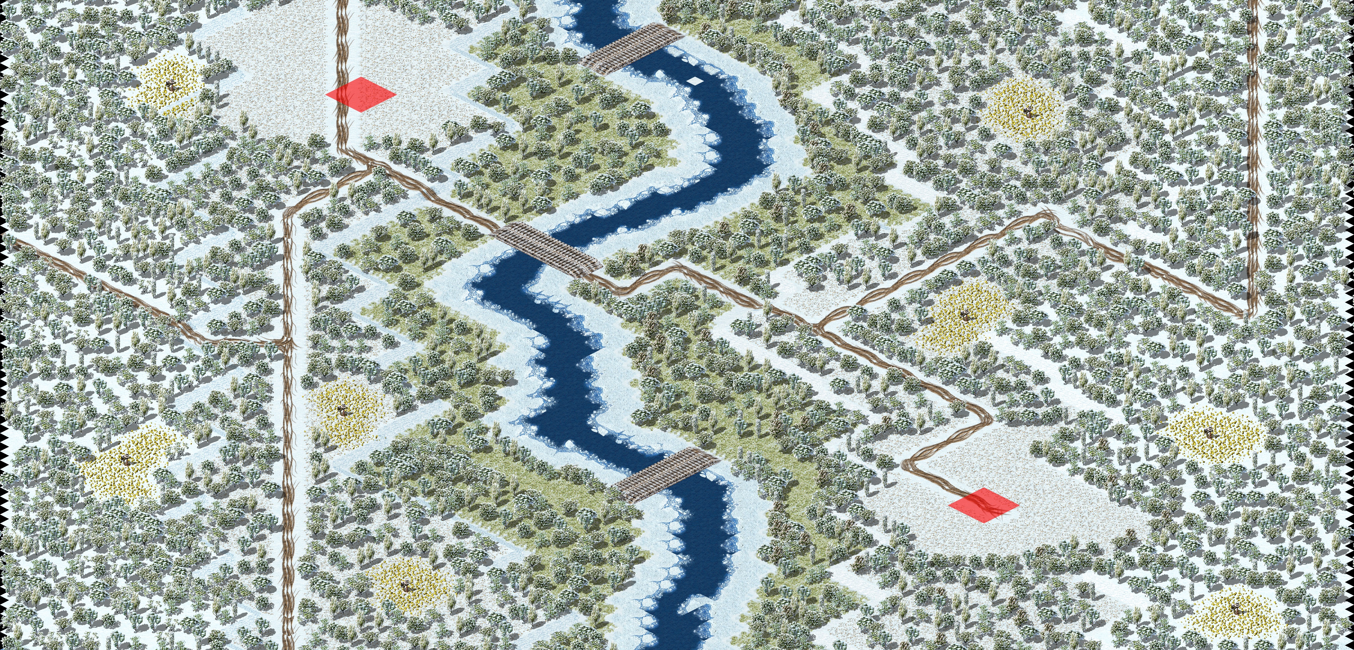Rendered map: Battle Of The Bulge I: Rolling Thunder