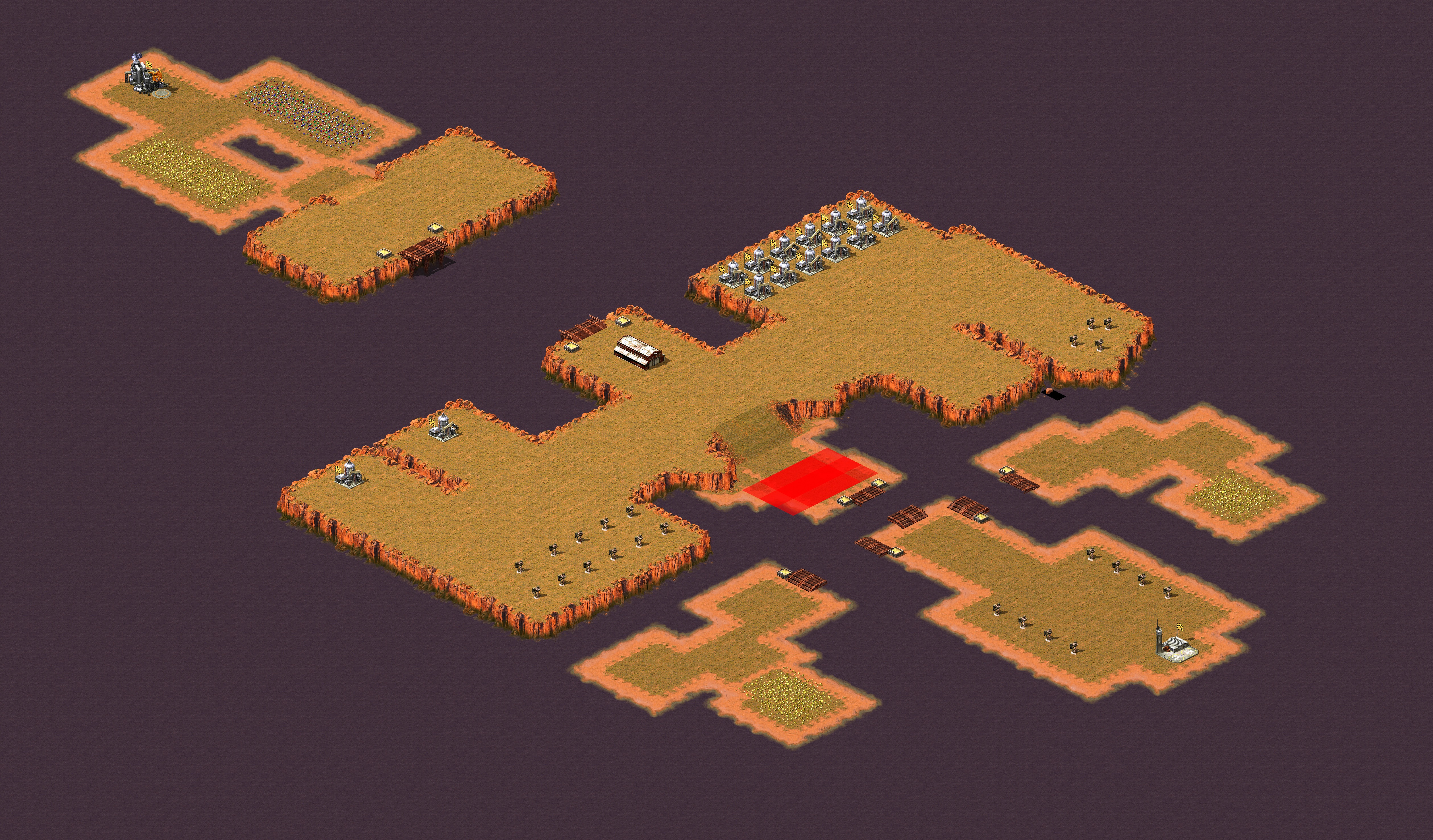 Rendered map: 抢地盘呗