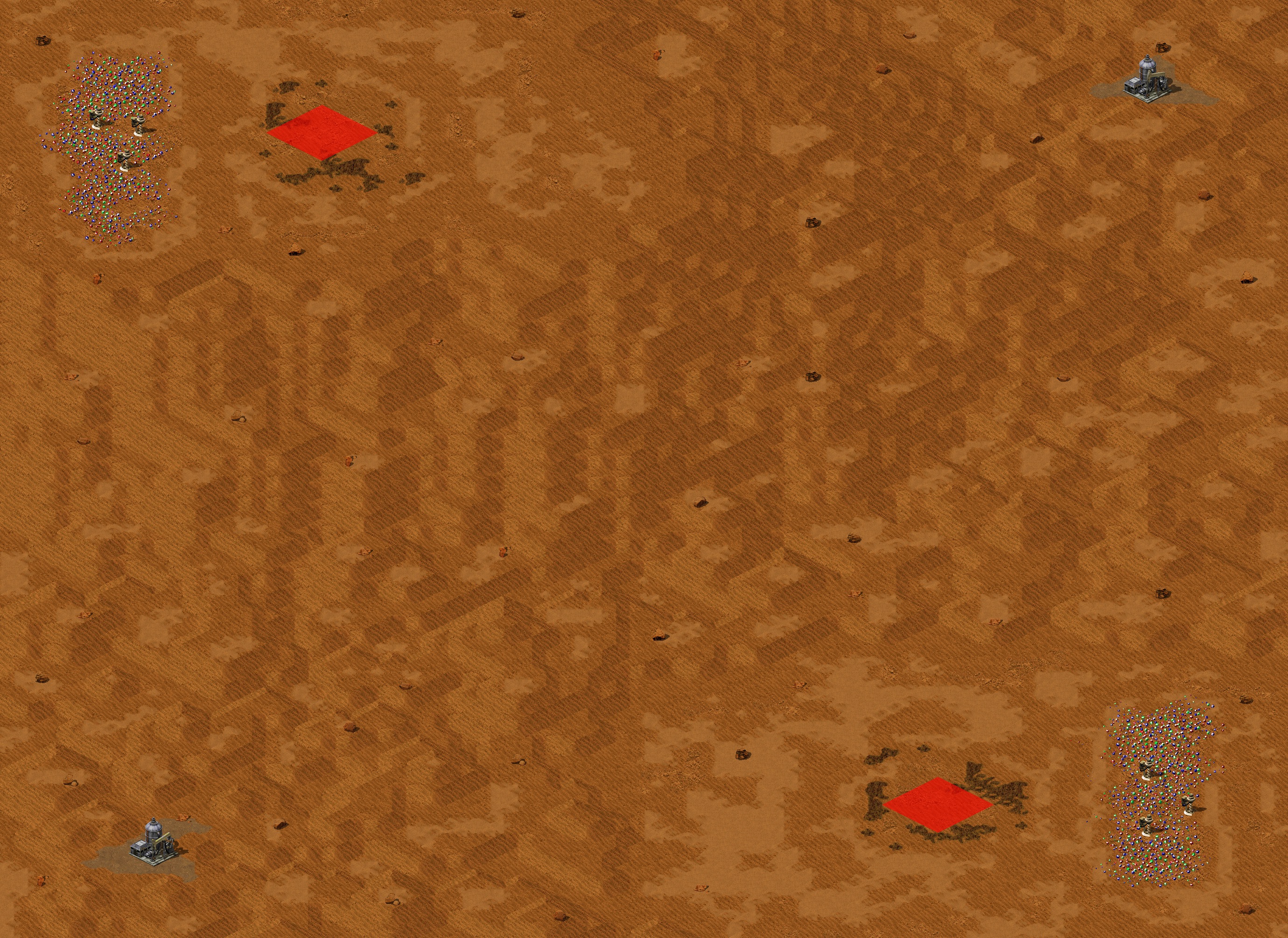Rendered map: Fractured
