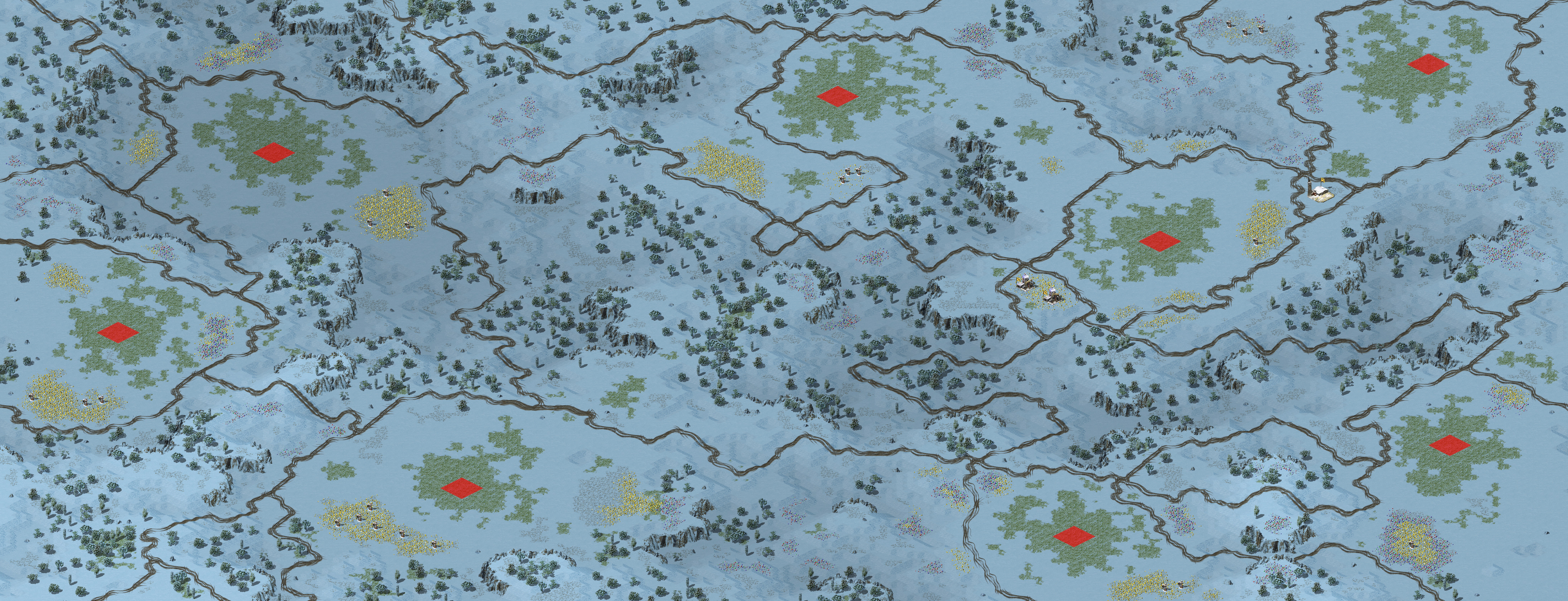 Rendered map: poverty follows on the heels(2~8)