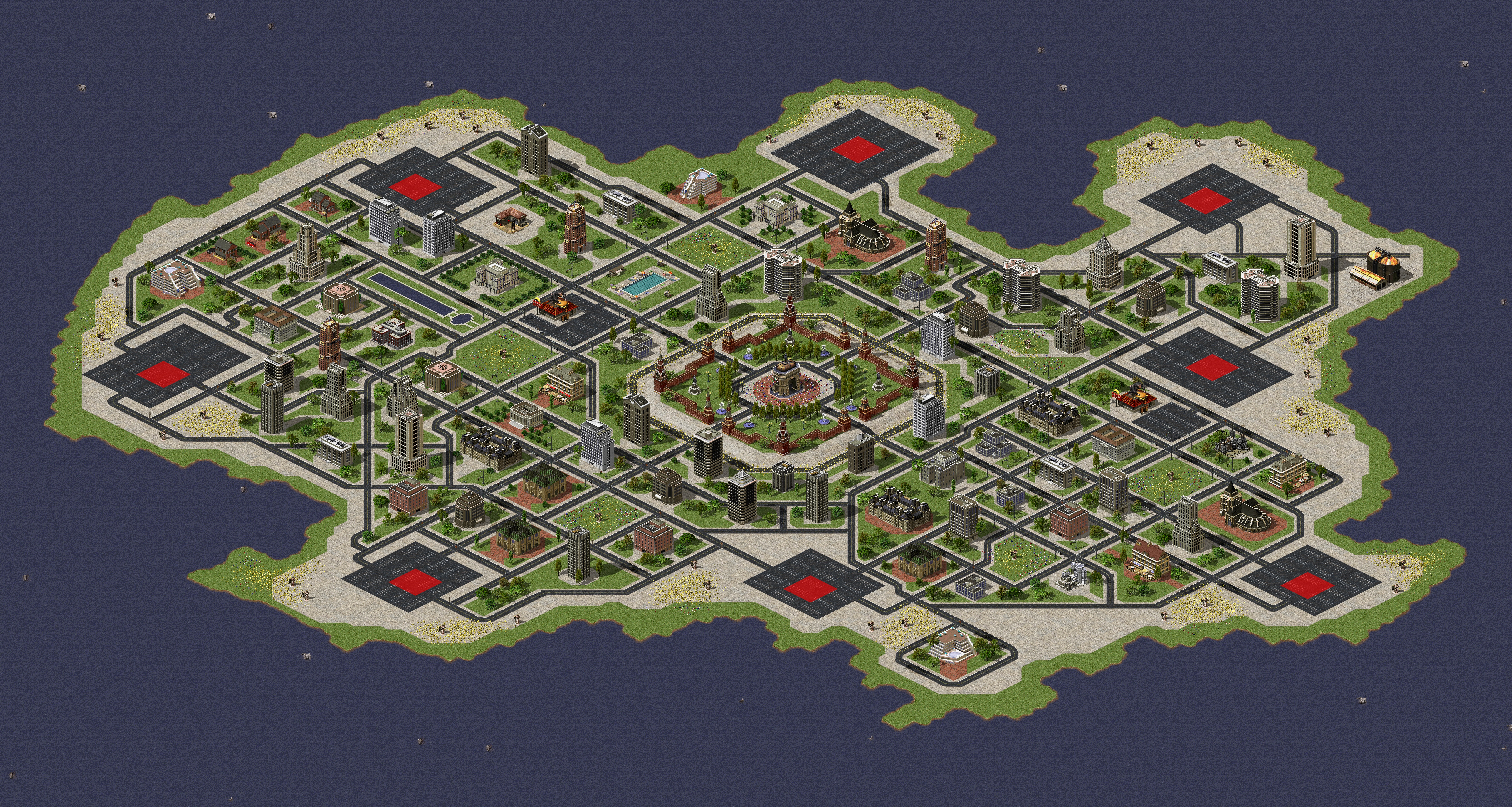 Rendered map: Powder Keg