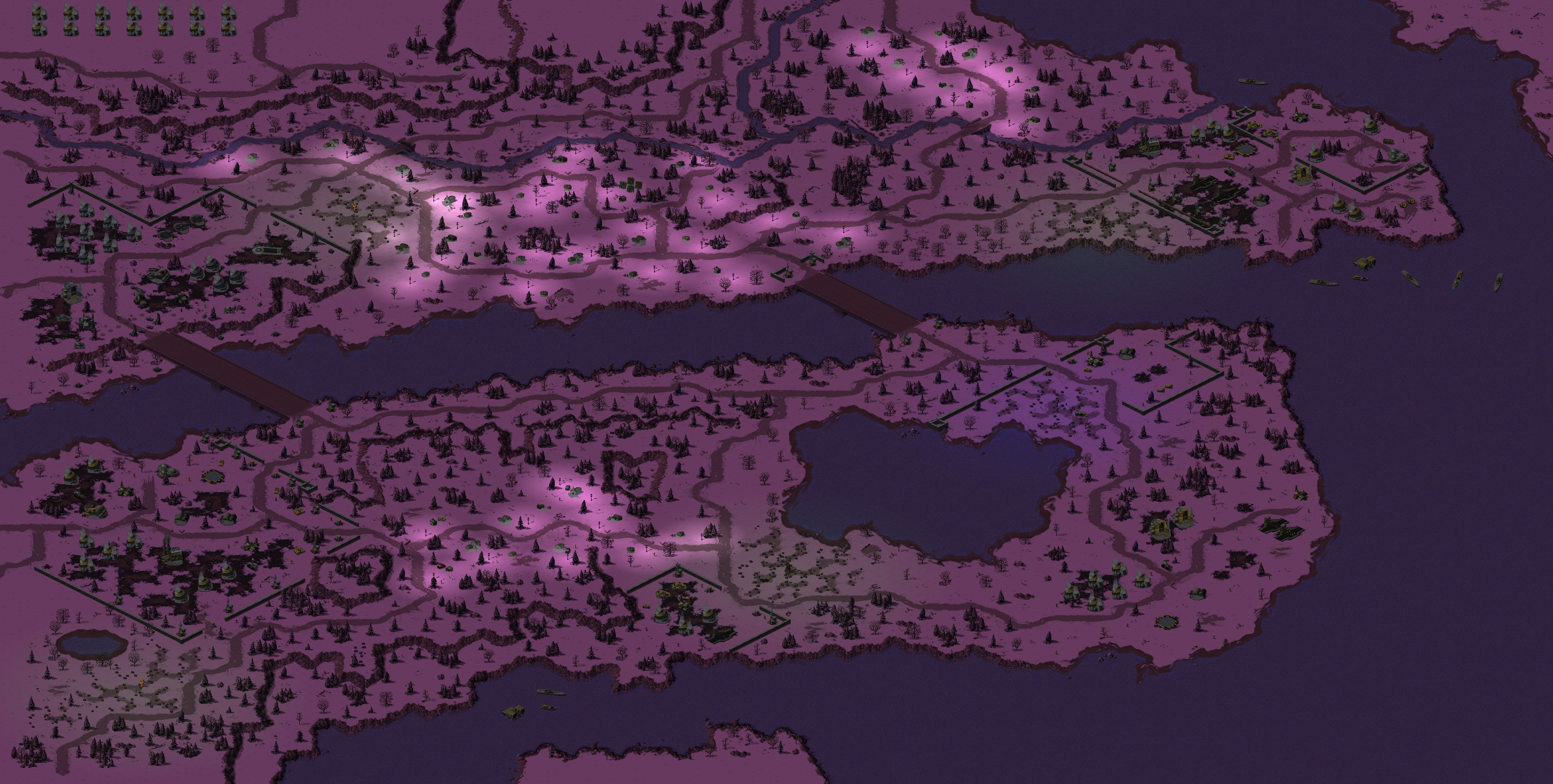 Rendered map: Reunification