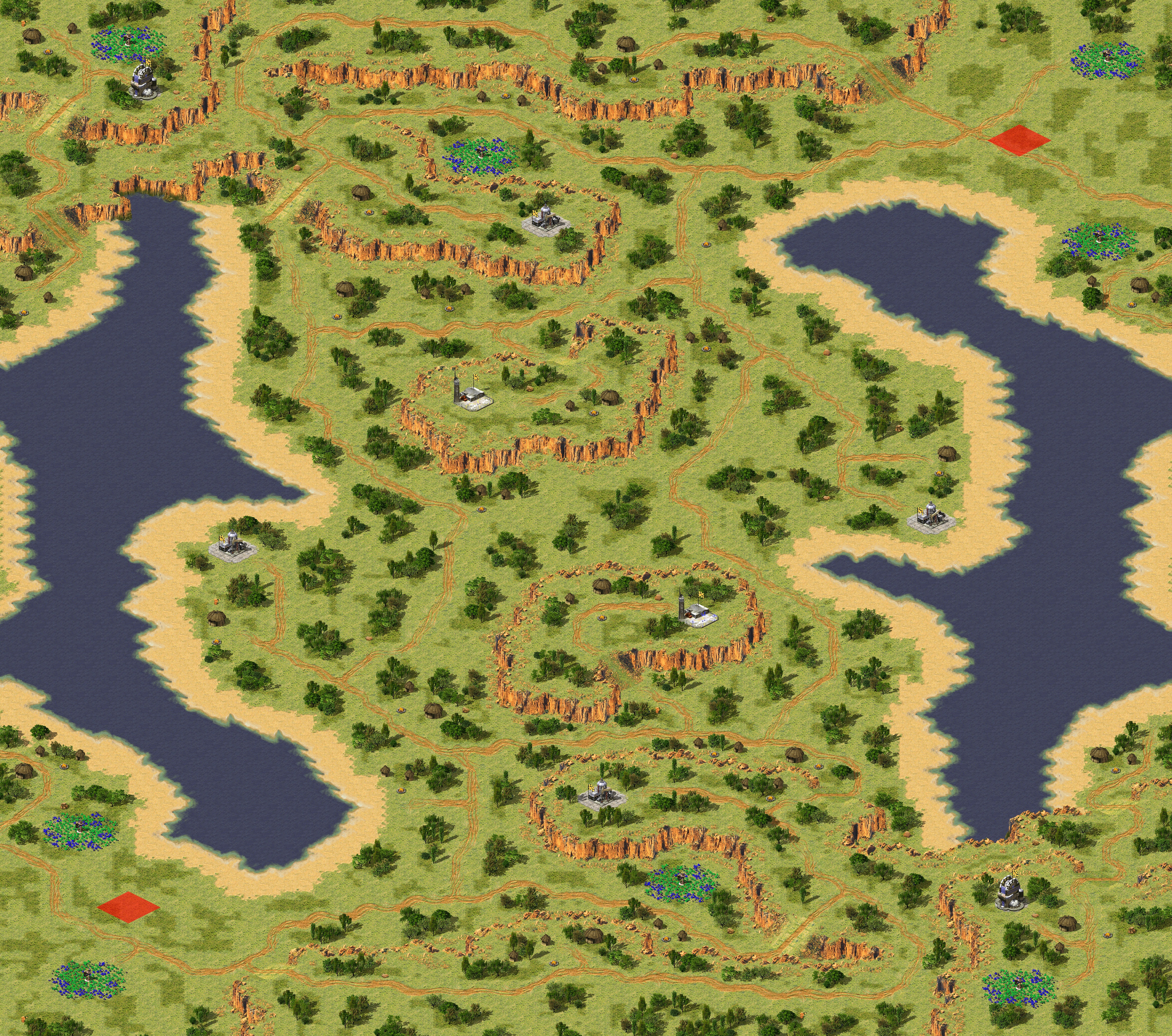 Rendered map: Canals of Carnage