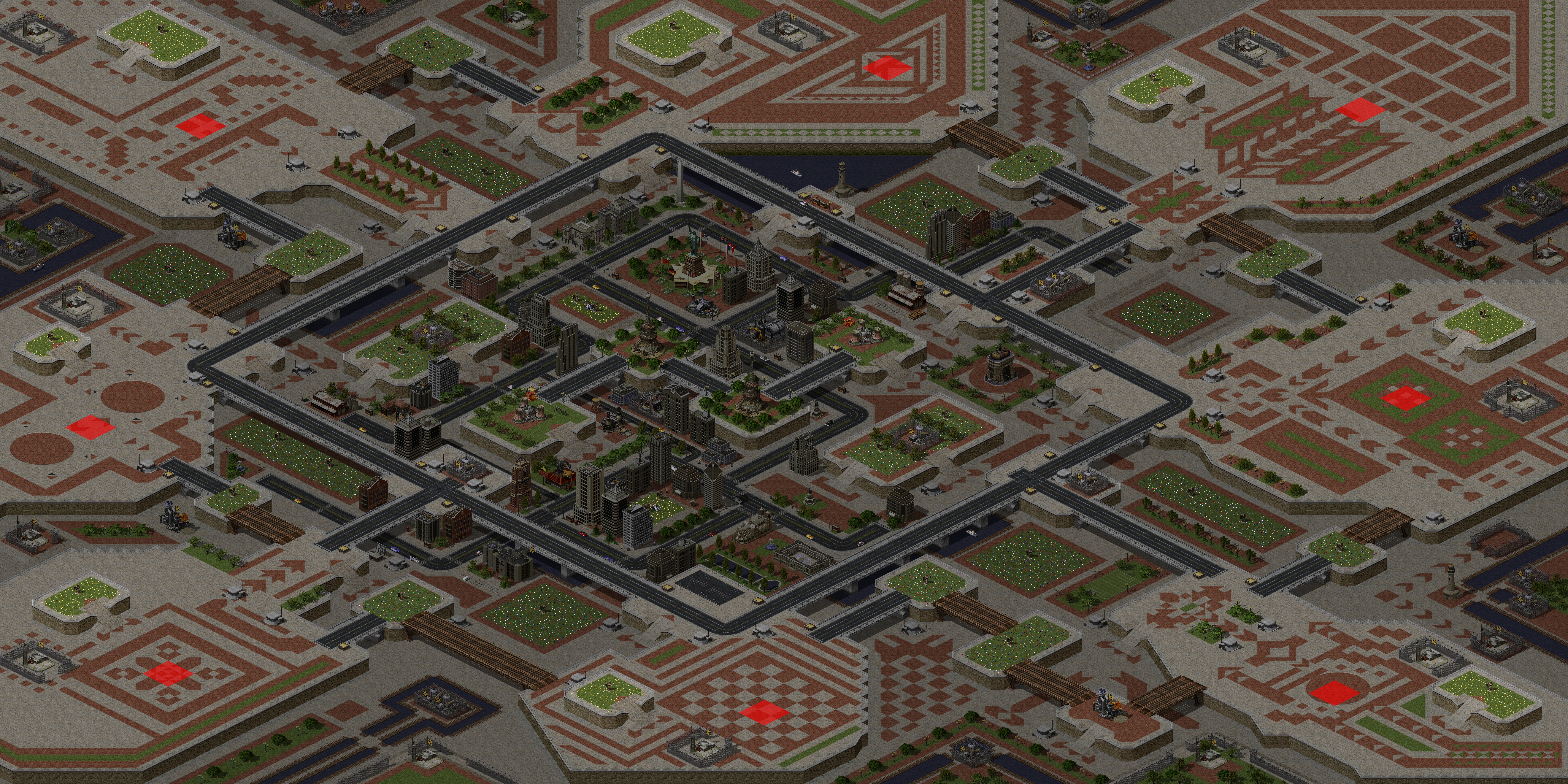 Rendered map: Mysterious Pattern