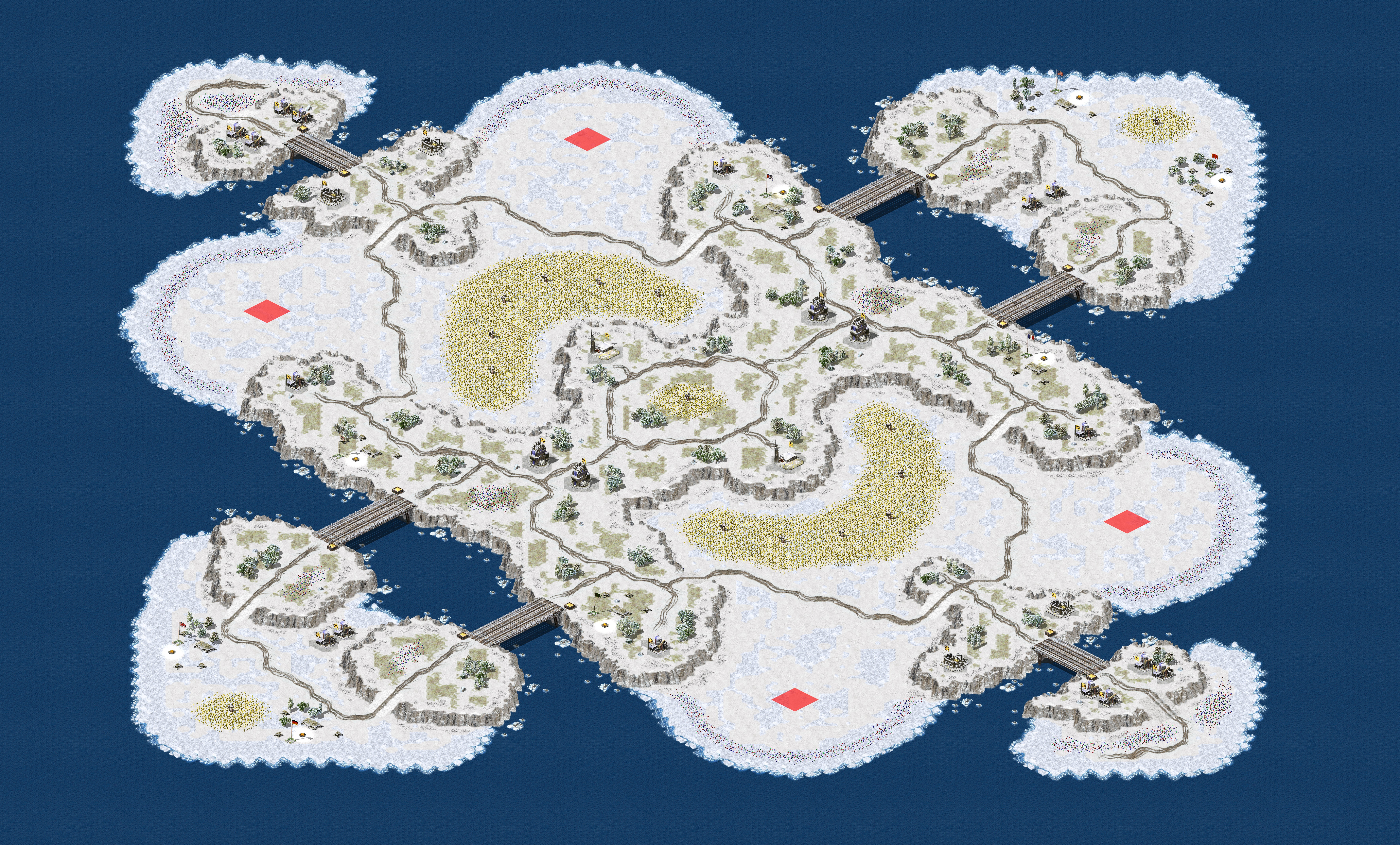 Rendered map: Polar Oblong