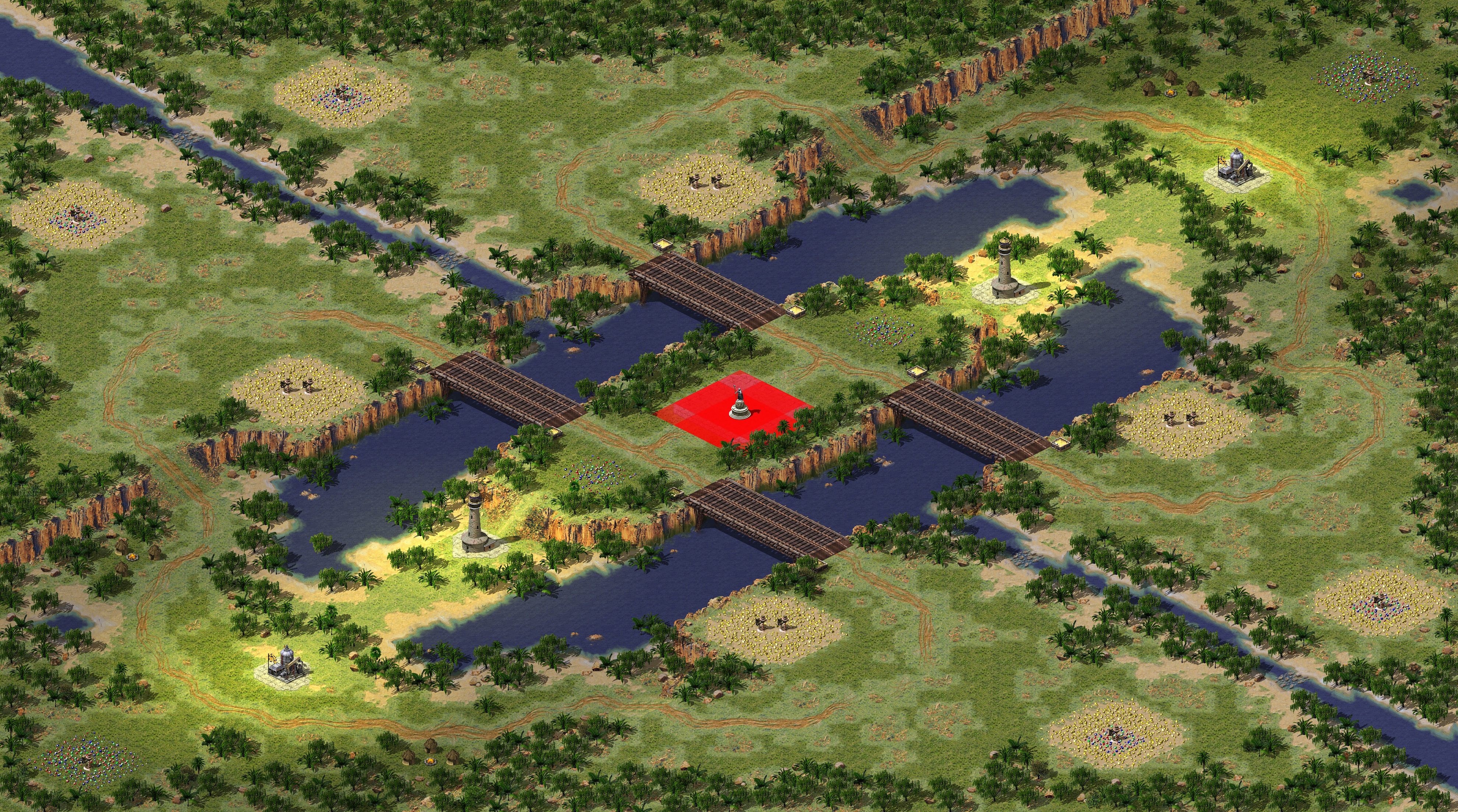 Rendered map: 暴风天混战一块地
