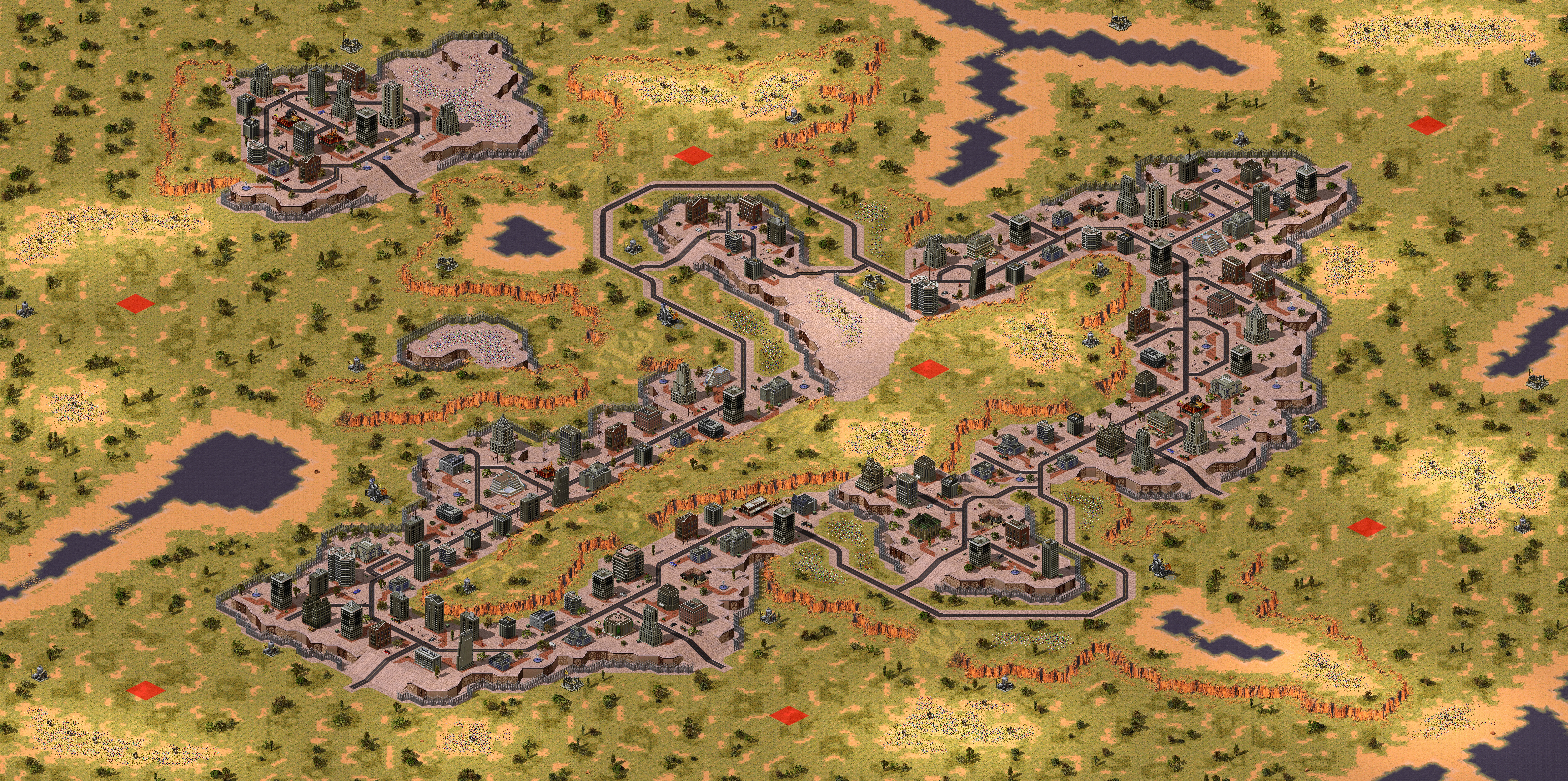 Rendered map: Metropolis Height