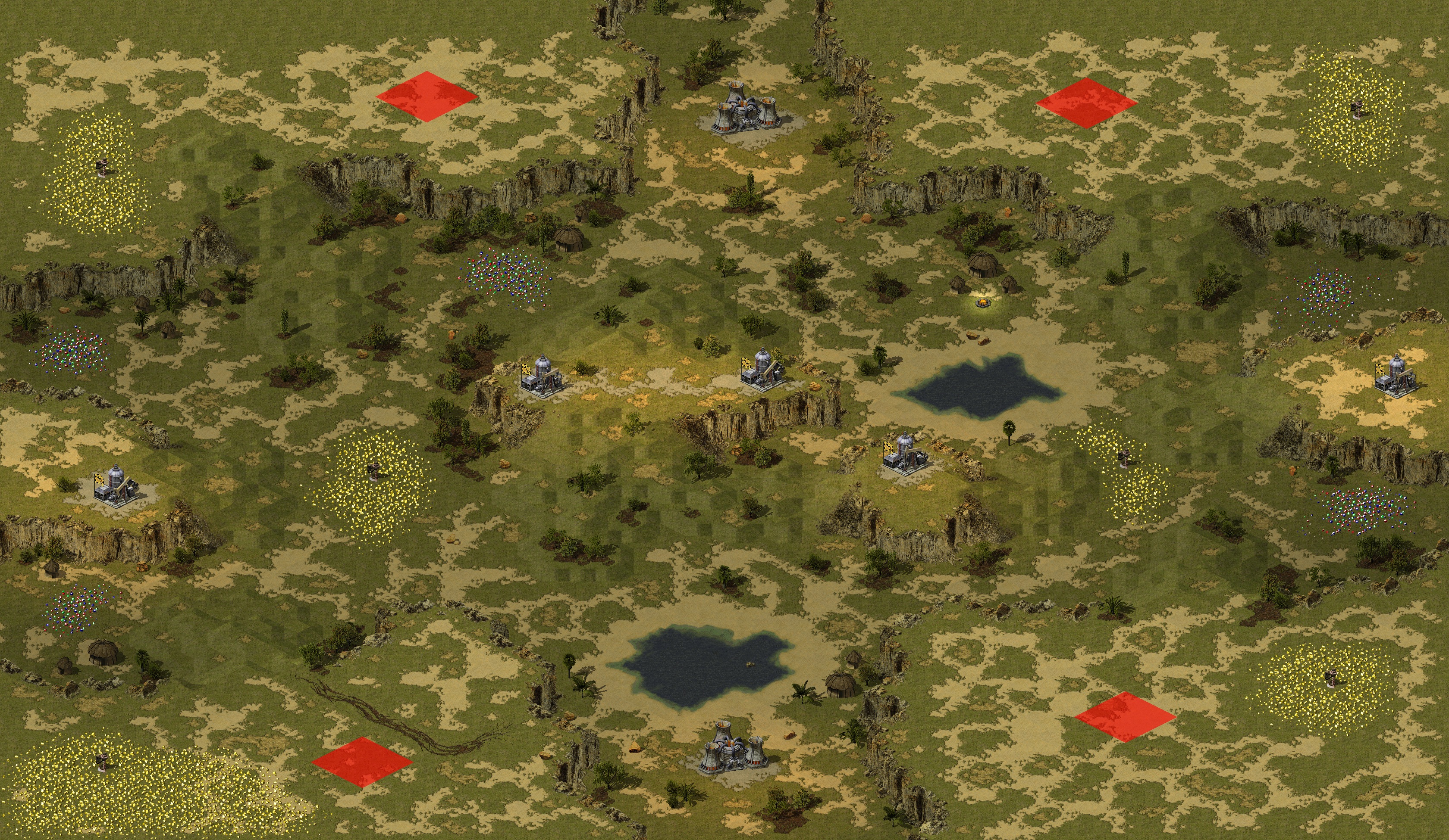 Rendered map: Mount Olympus