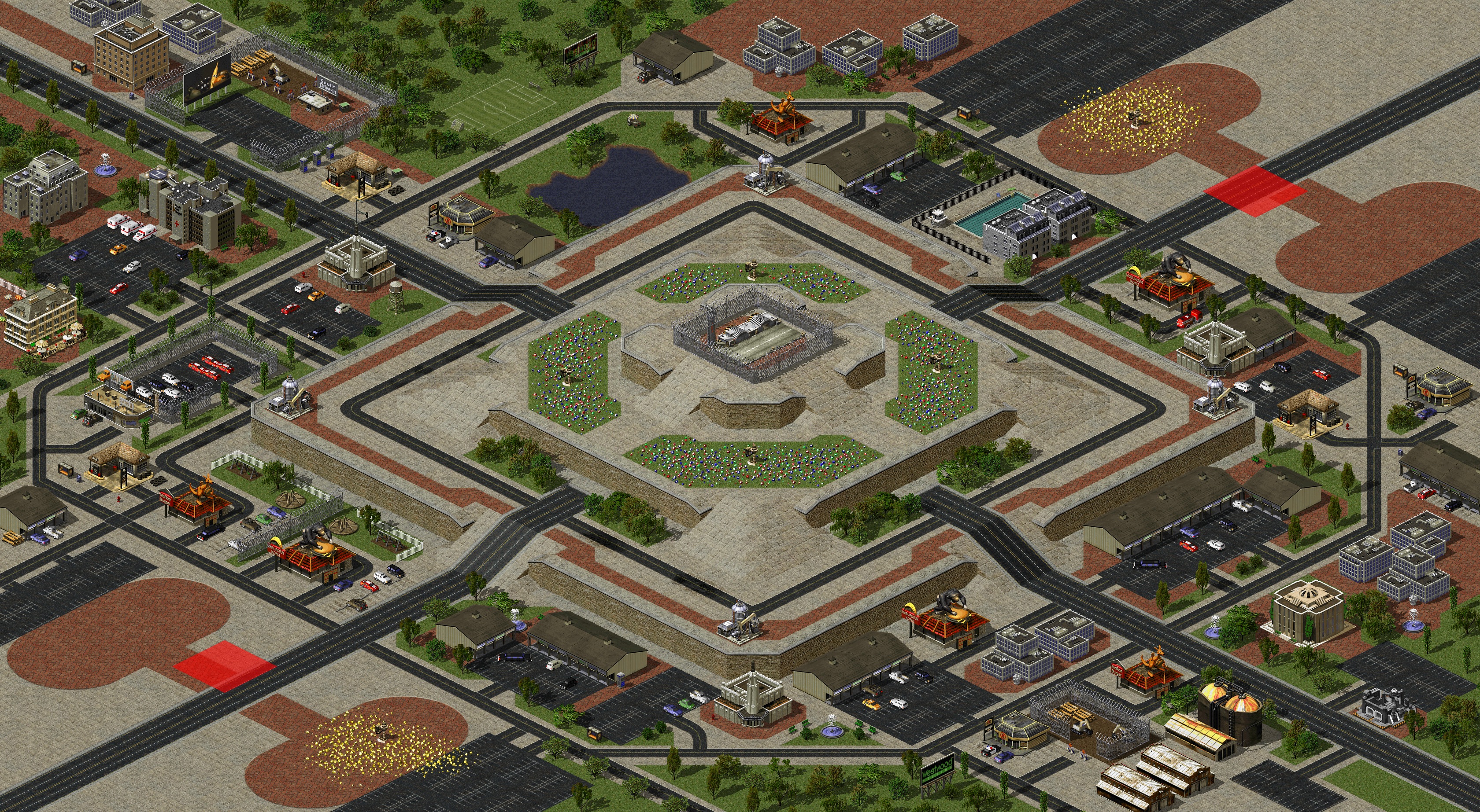 Rendered map: A Hill Between