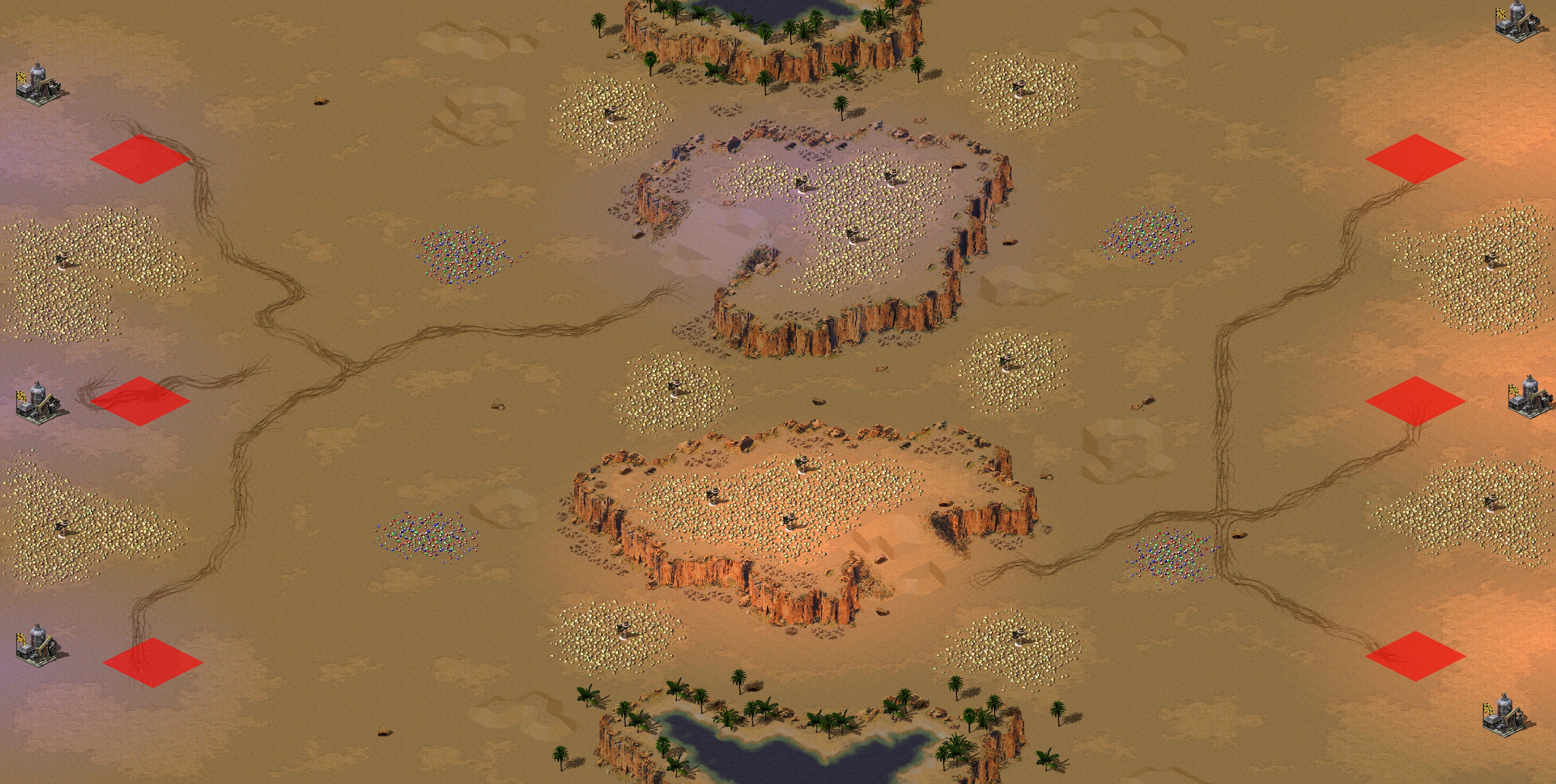 Rendered map: 埃及 无金字塔