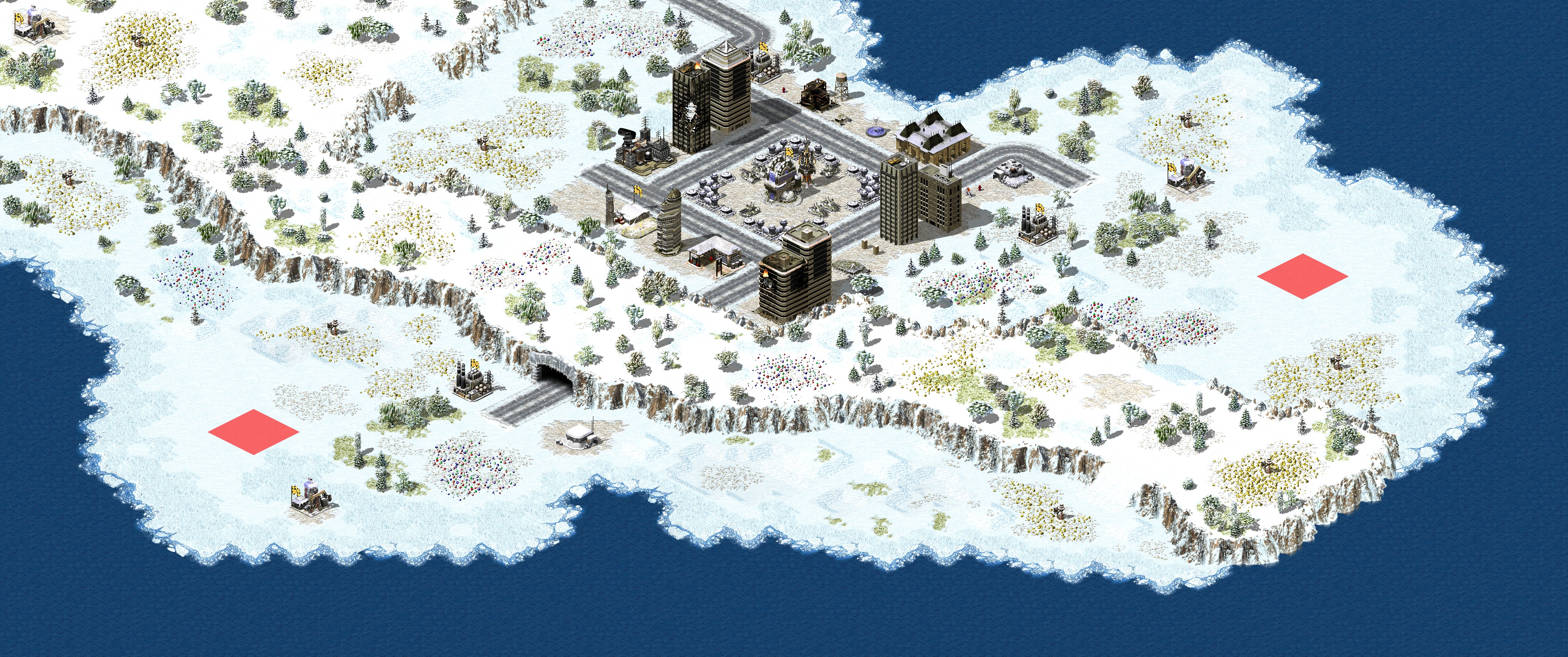 Rendered map: Townscape