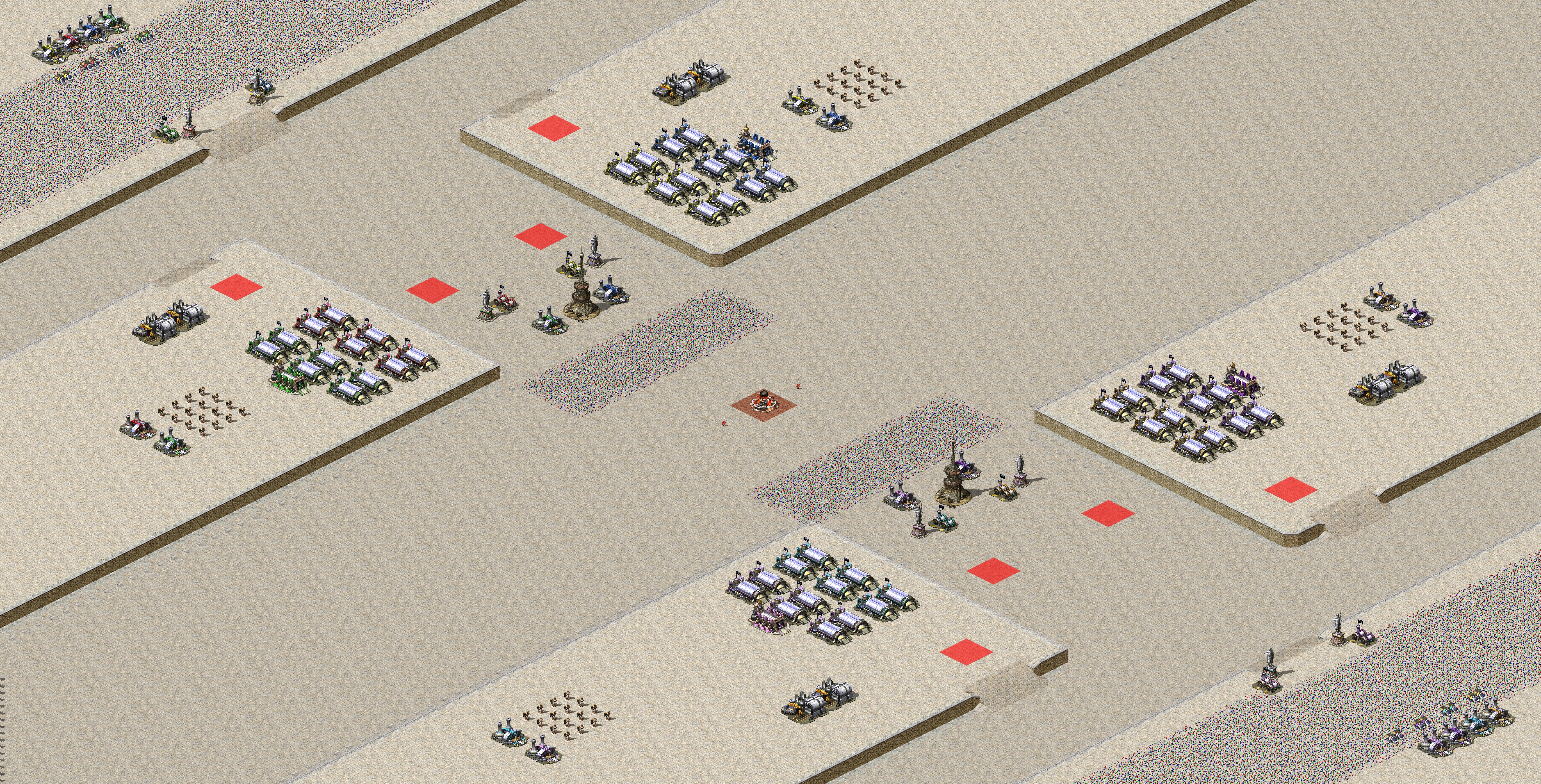 Rendered map: 4v4 Iron Tower Balanced