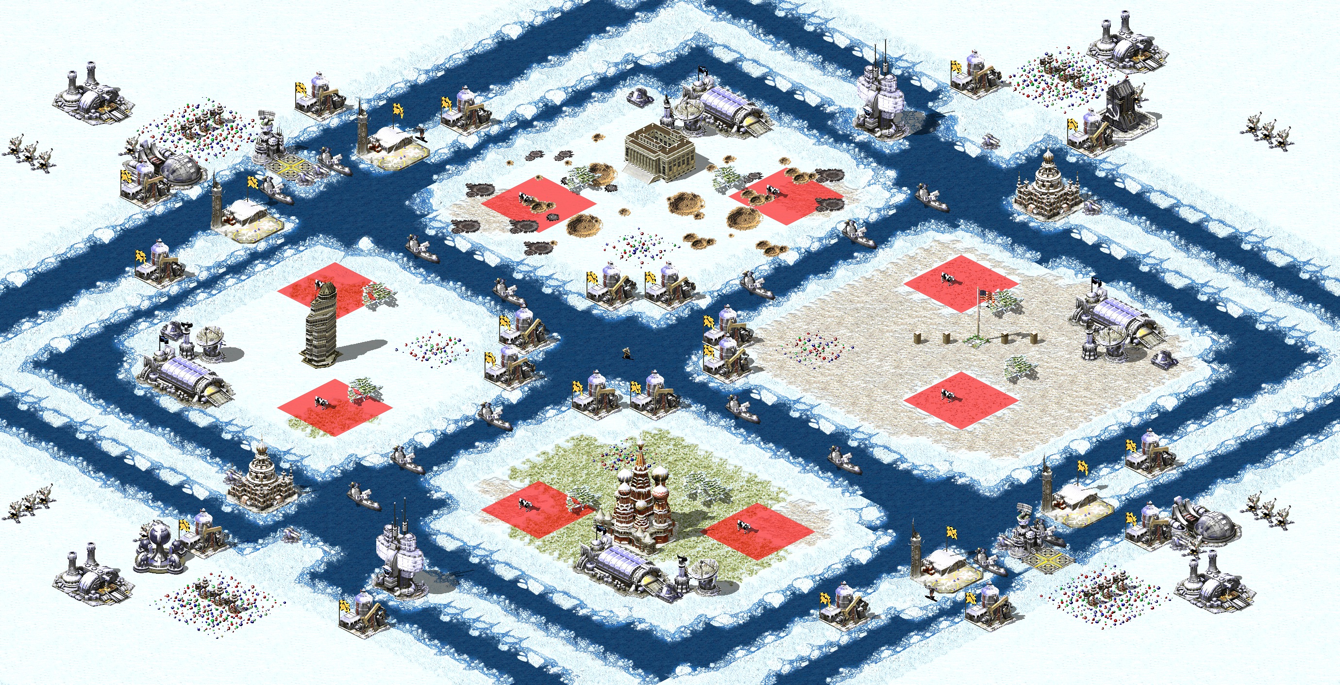 Rendered map: Small Four Seasons Island