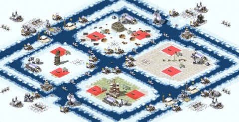 Rendered preview of Small Four Seasons Island