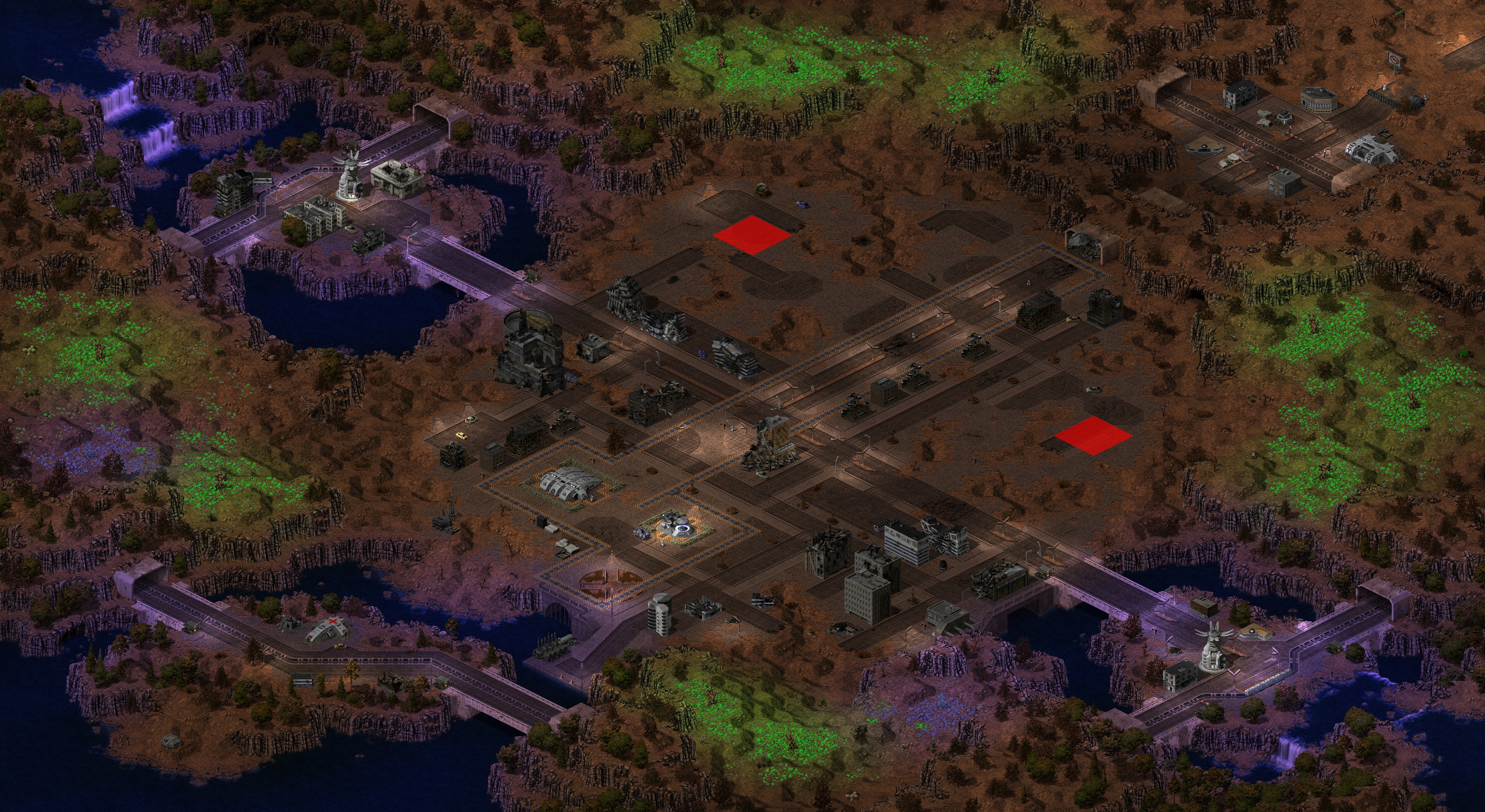 Rendered map: Nuclear Town