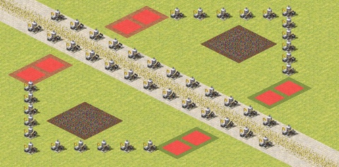 Rendered preview of Oil Well Rush Four Way