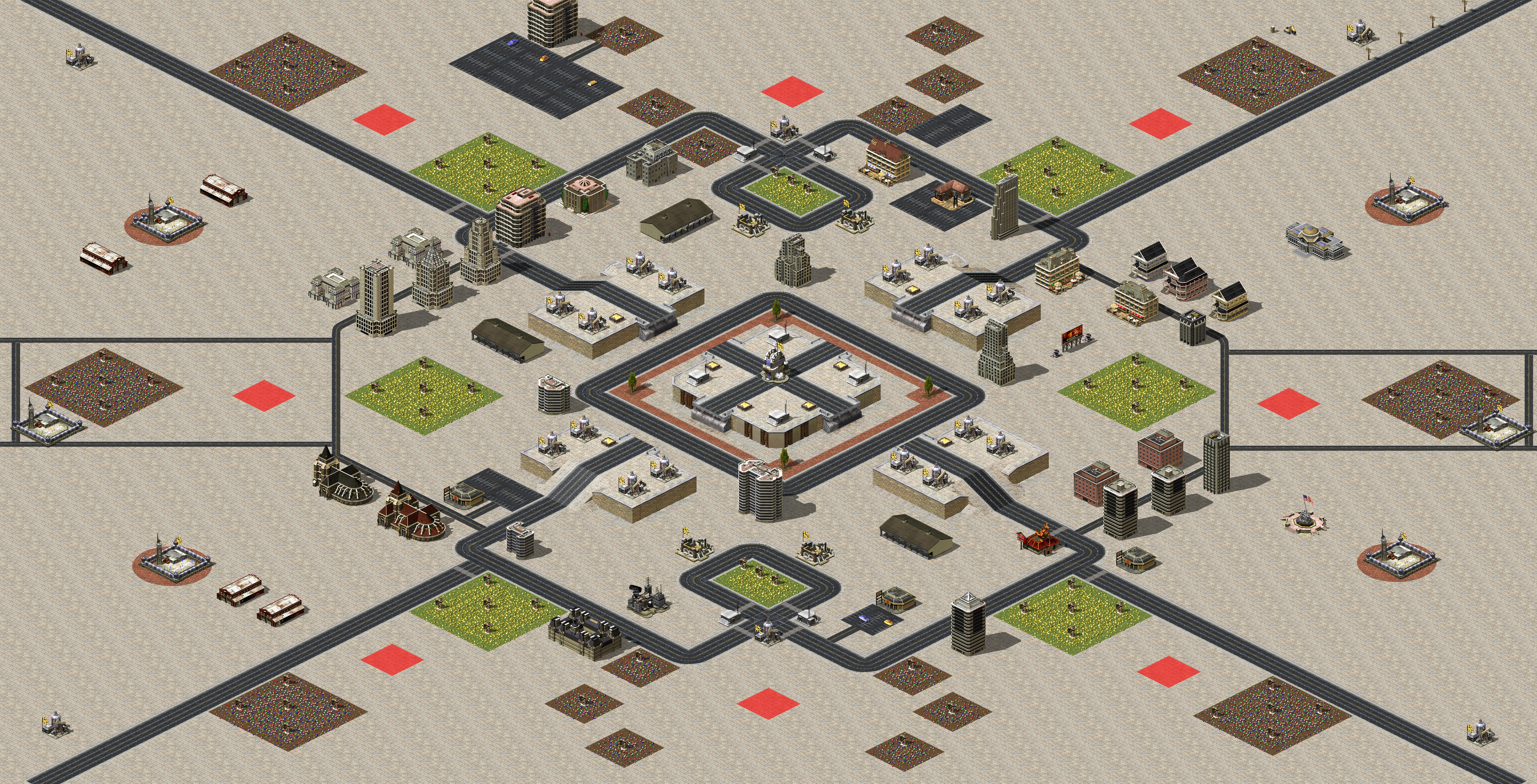 Rendered map: Downtown (8)