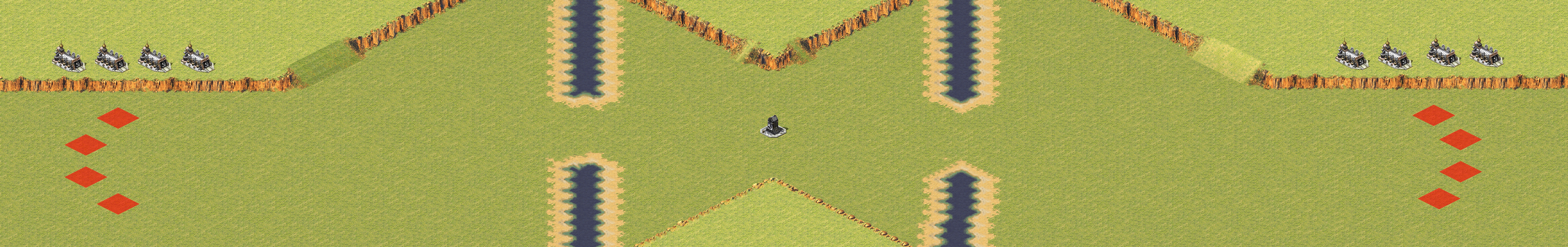 Rendered map: Infantry War: Nuclear Crisis 1.3