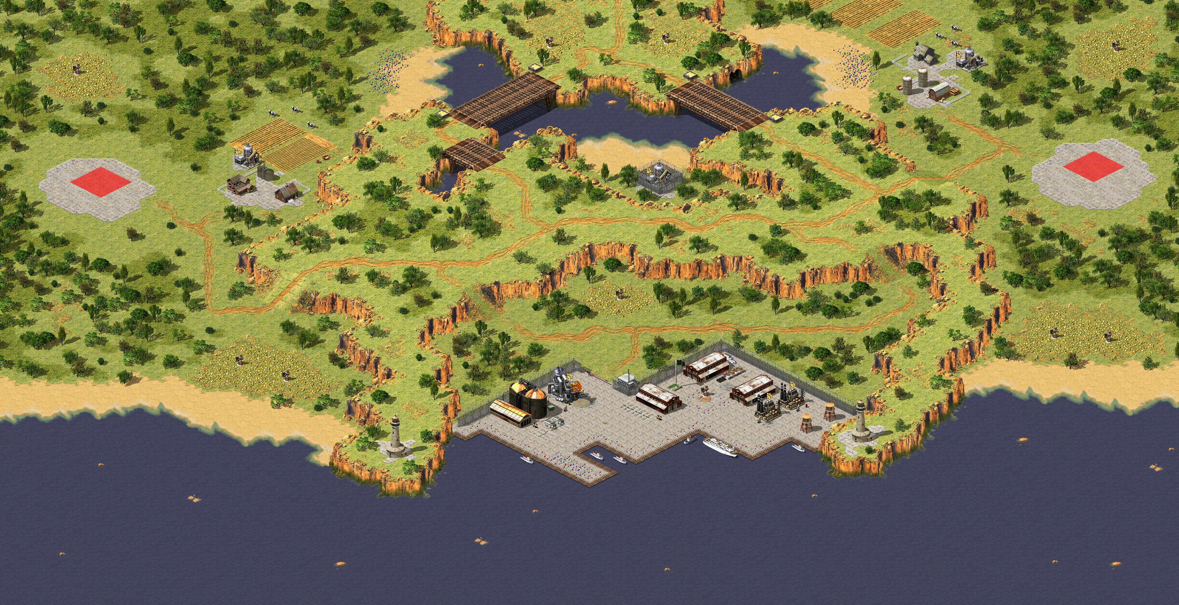 Rendered map: Reborn 2.0 - The Pirate Way