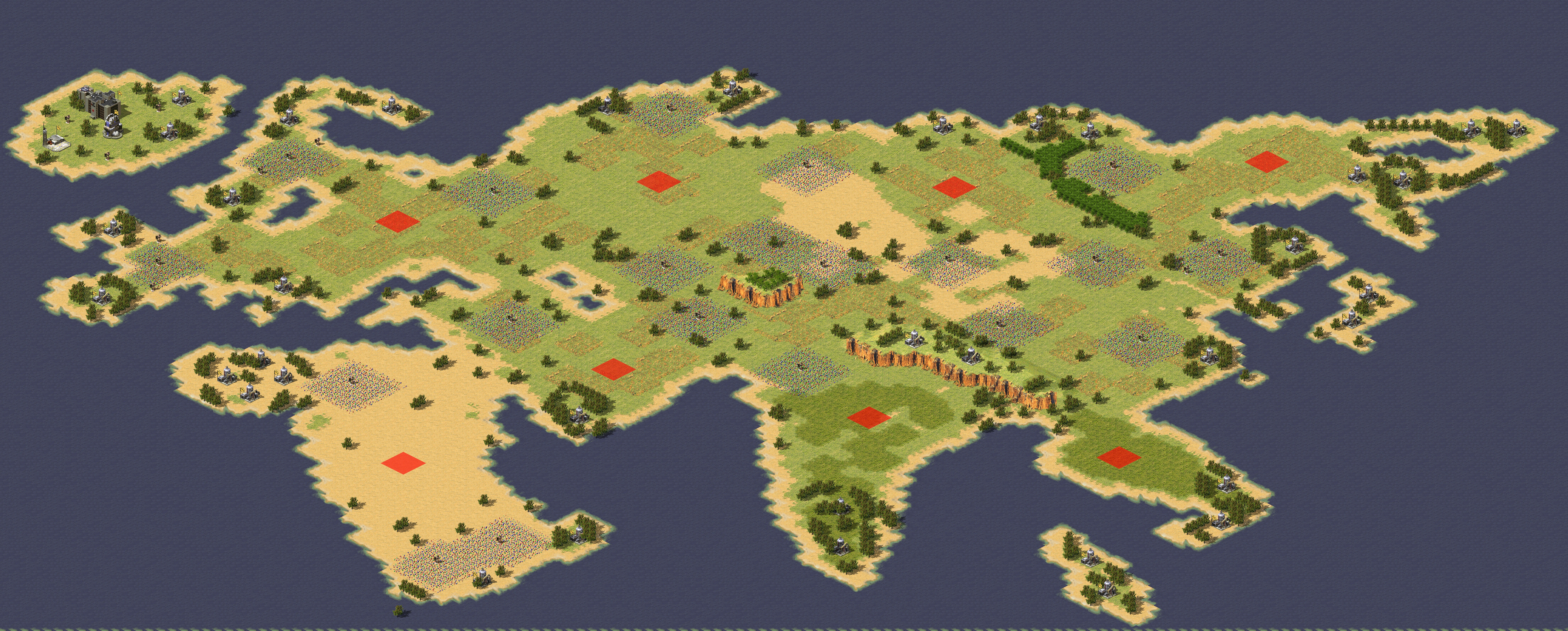 Rendered map: Mysterious Asia