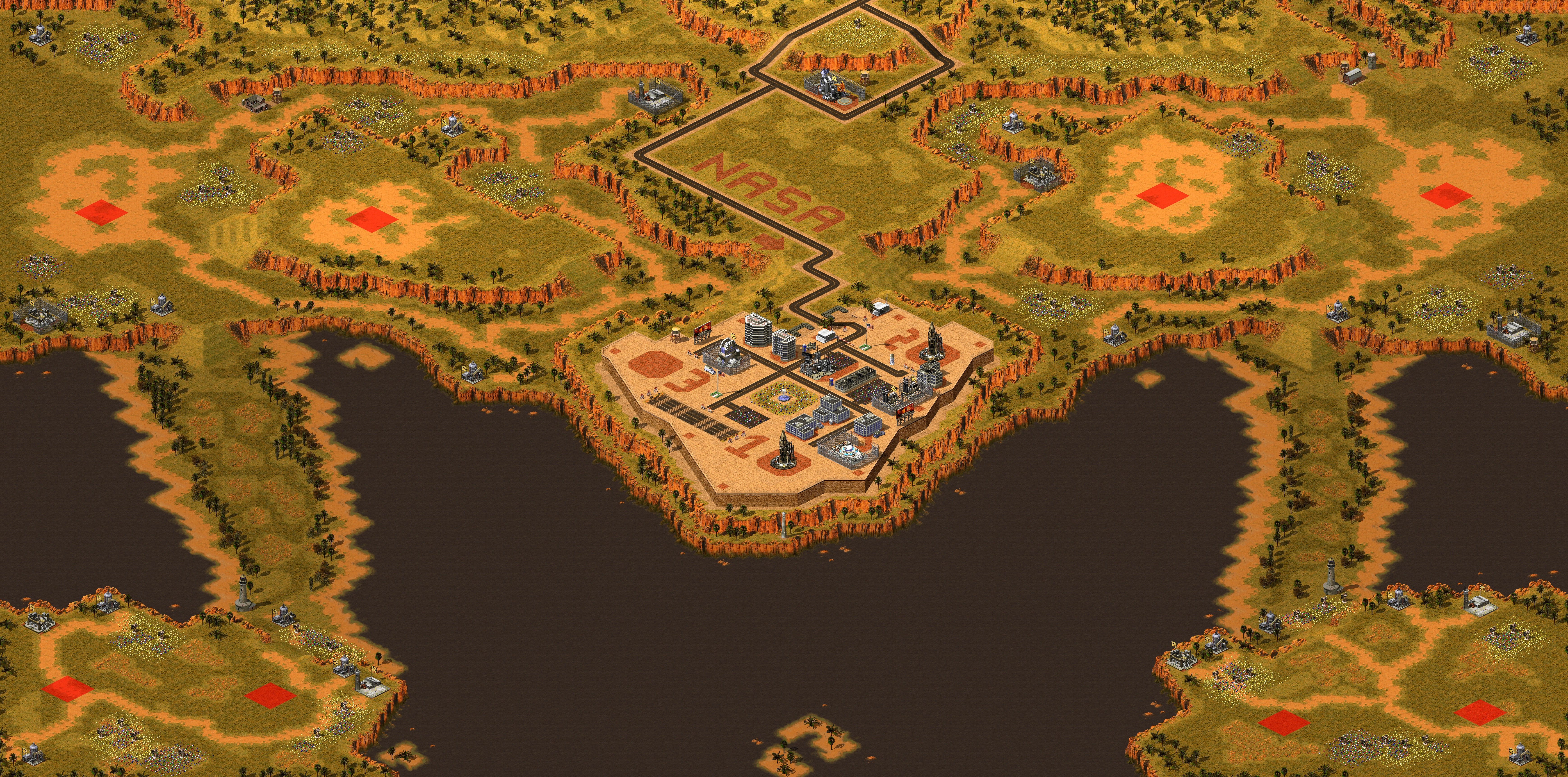 Rendered map: Canaveral Cape zoom3000 edition