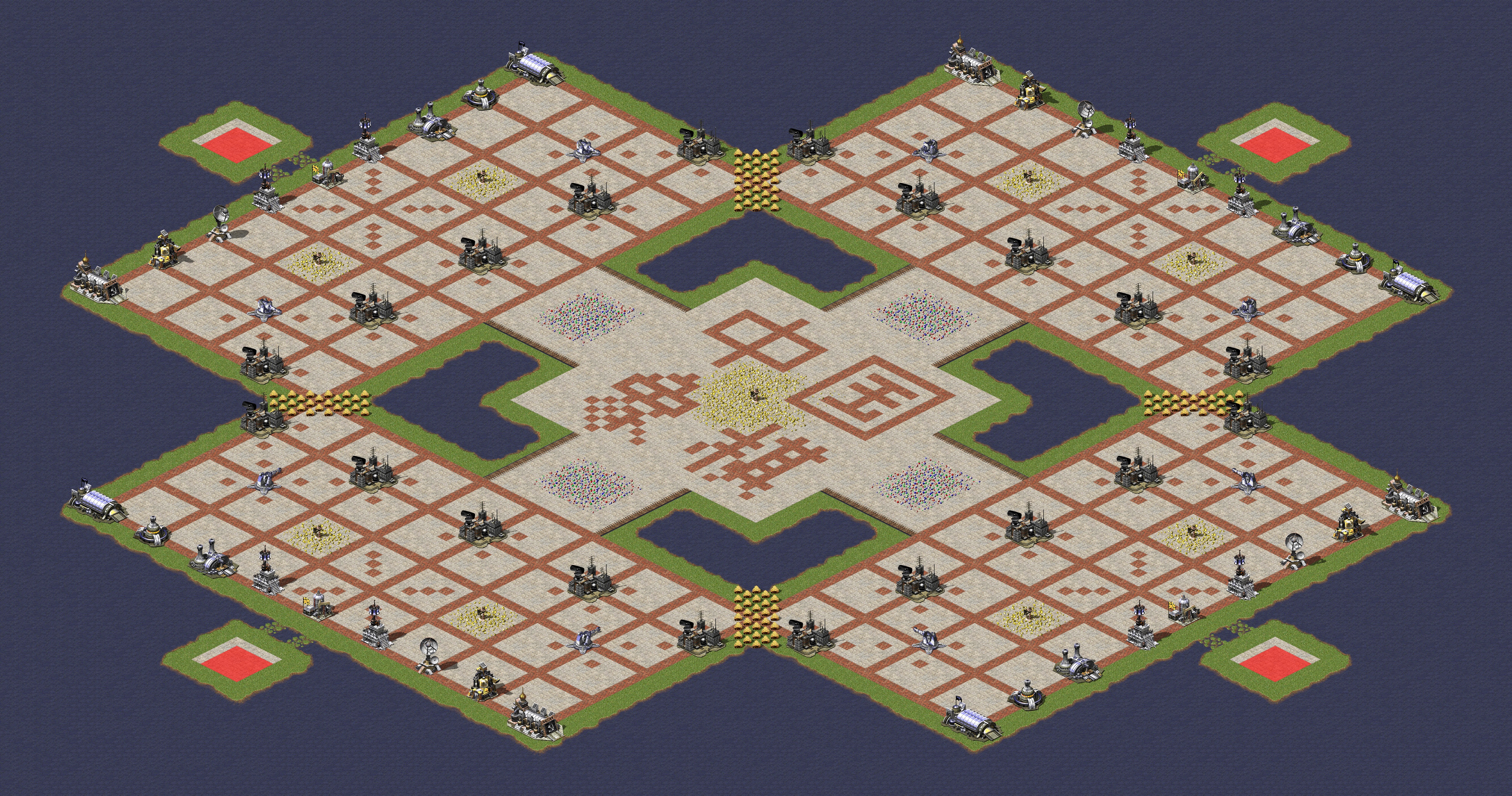Rendered map: Chu-Han Chess