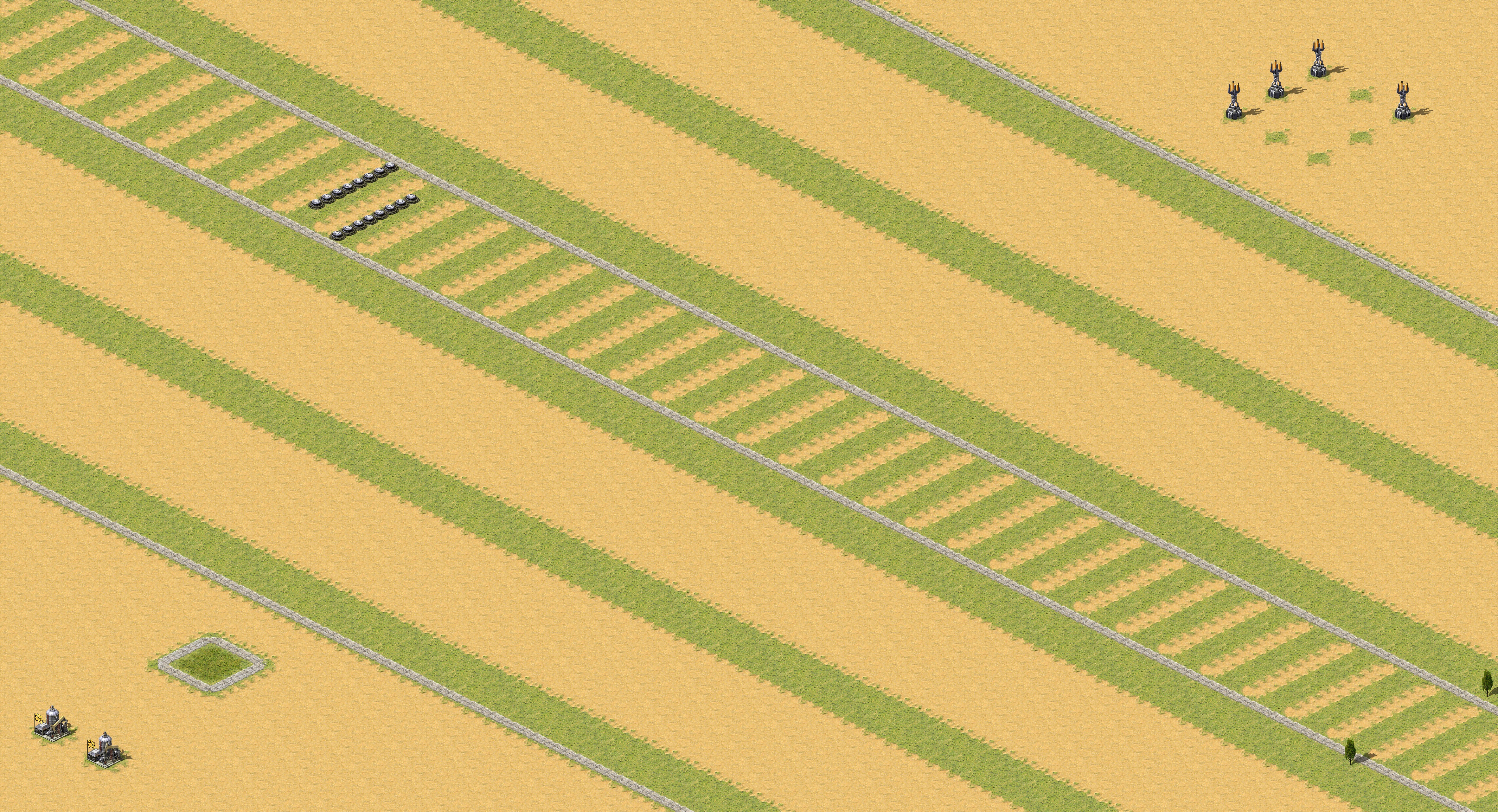 Rendered map: Solo Tower Defense Ladder