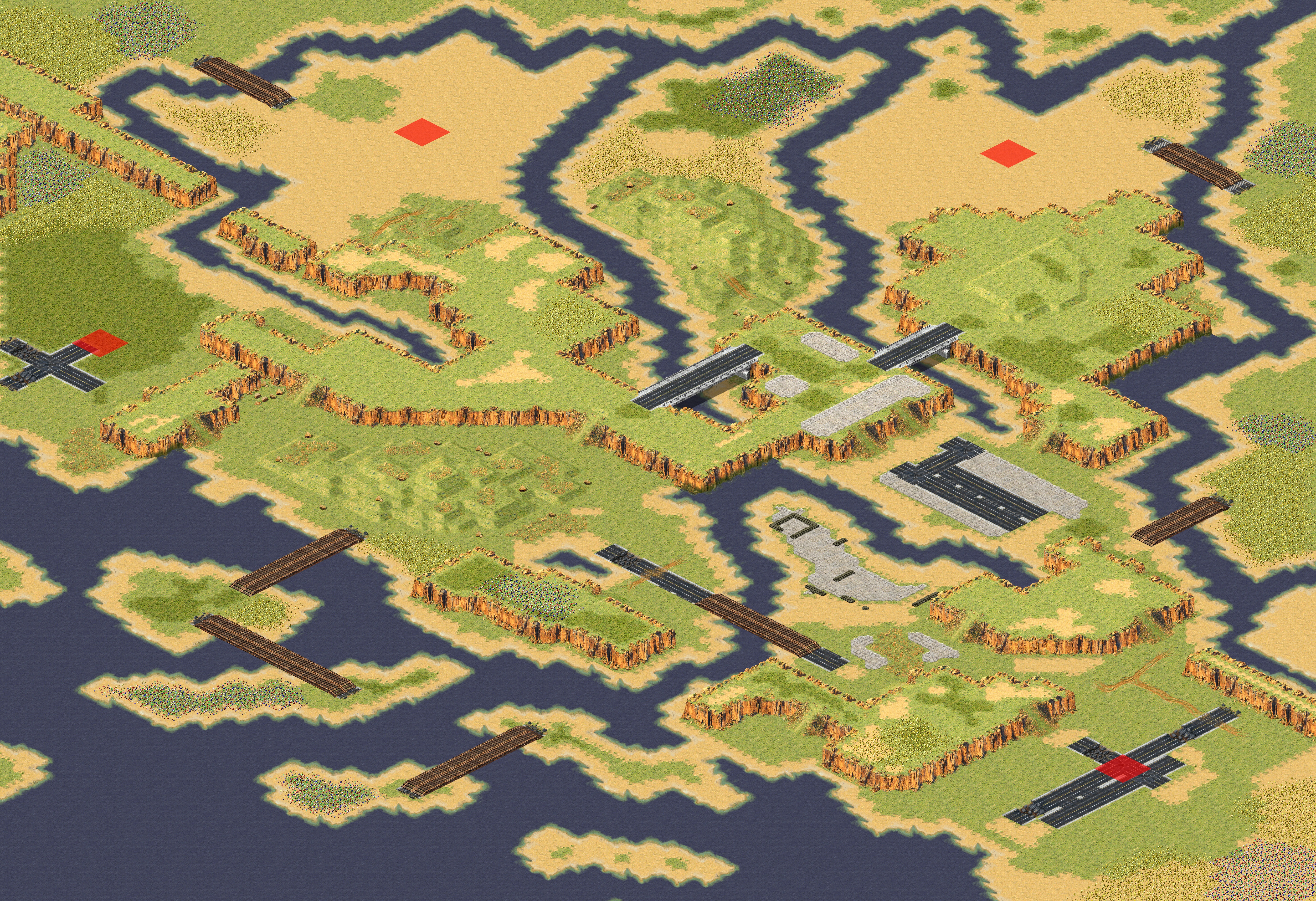 Rendered map: Bosnia