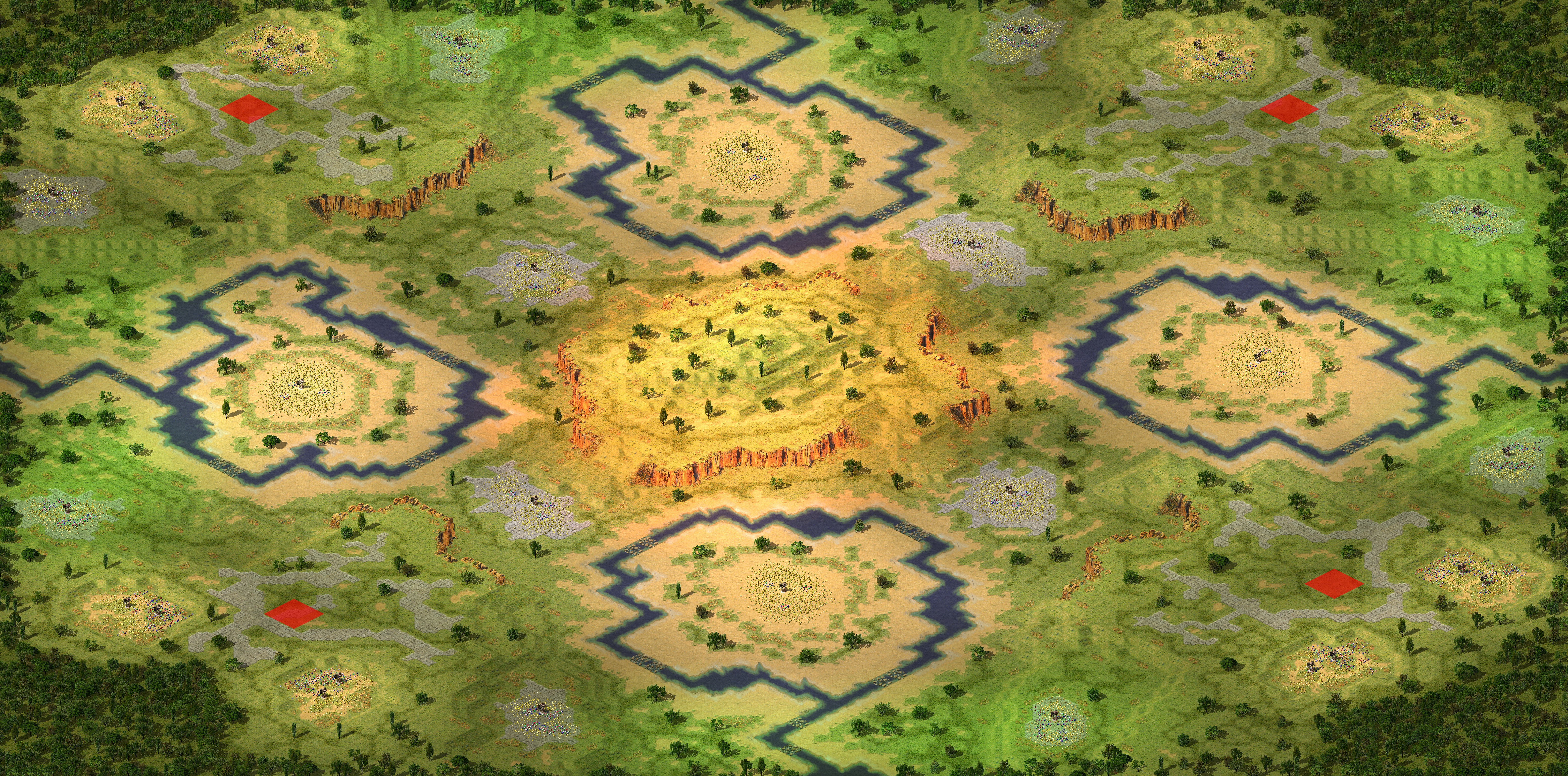 Rendered map: Tricks and Traps