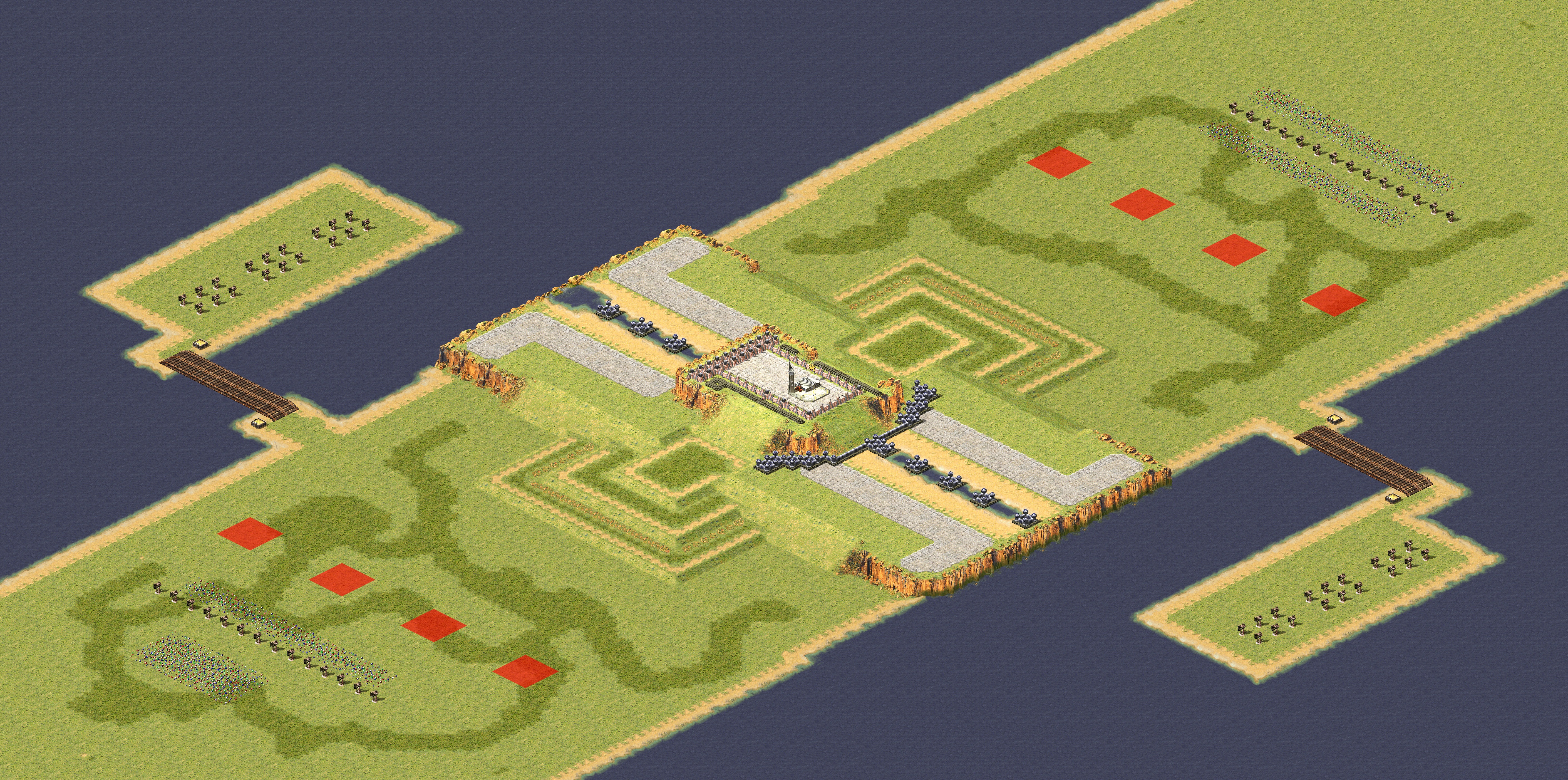Rendered map: 4v4 No Oil Field Construction