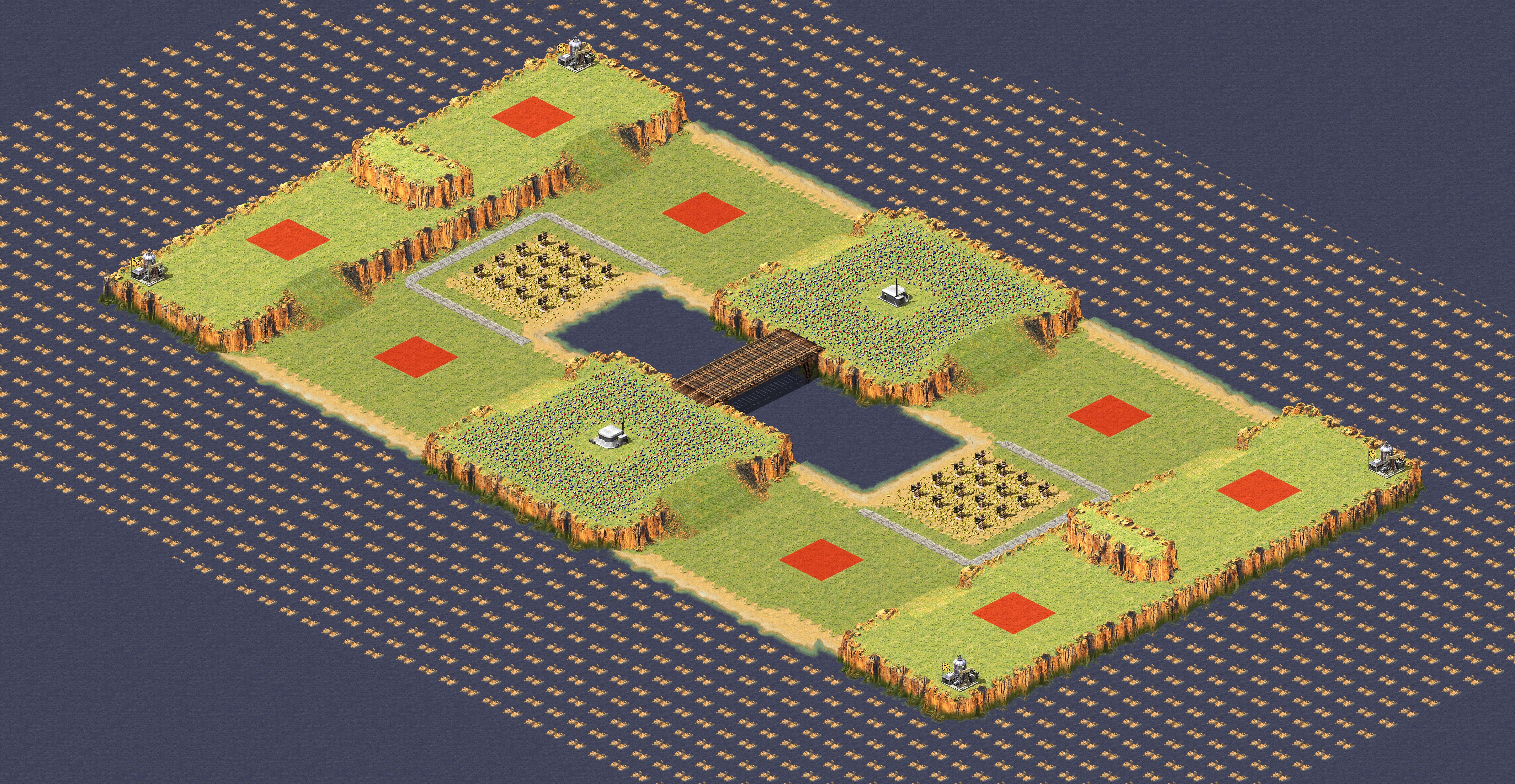 Rendered map: 一块芯片