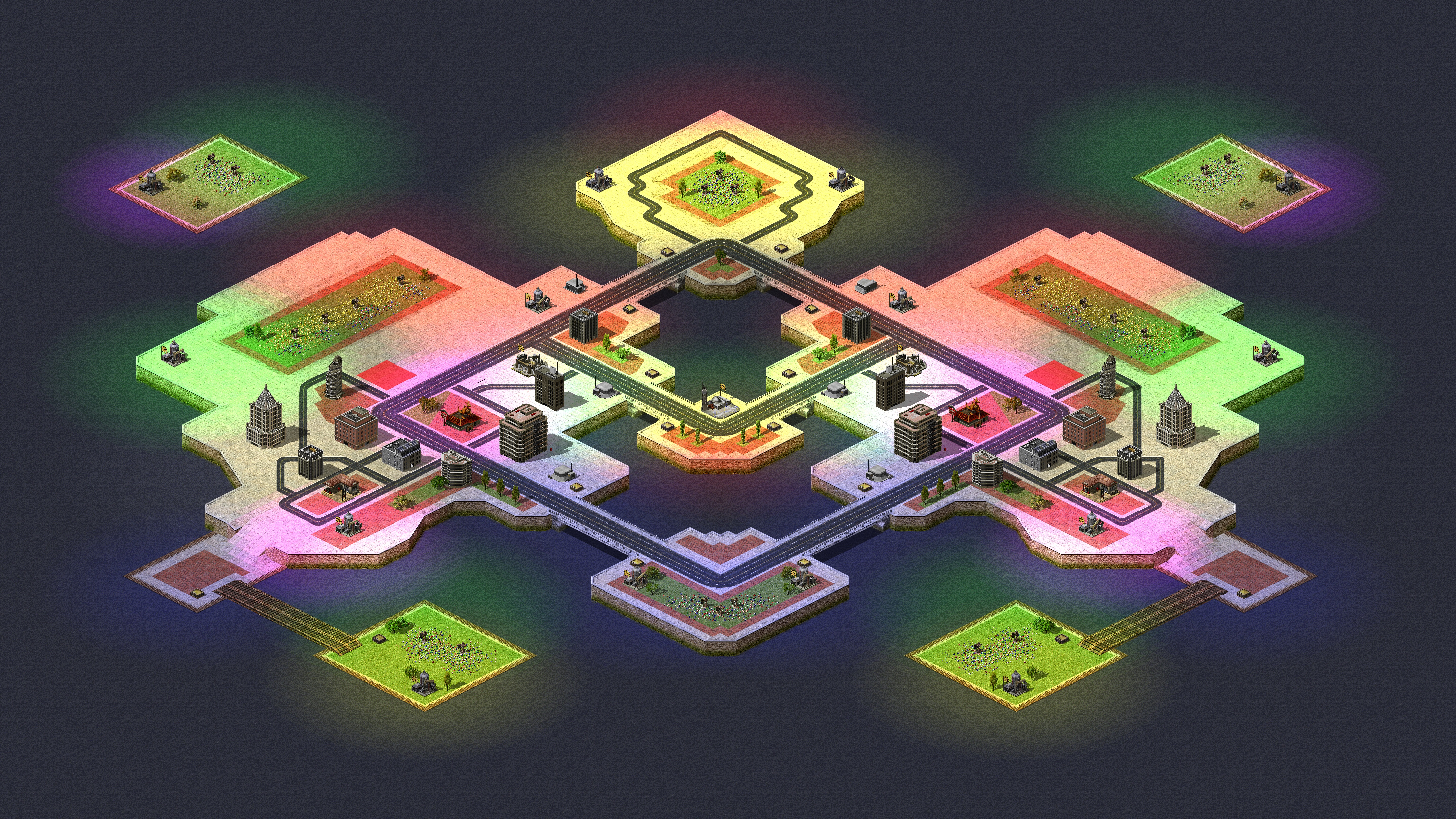 Rendered map: City Island