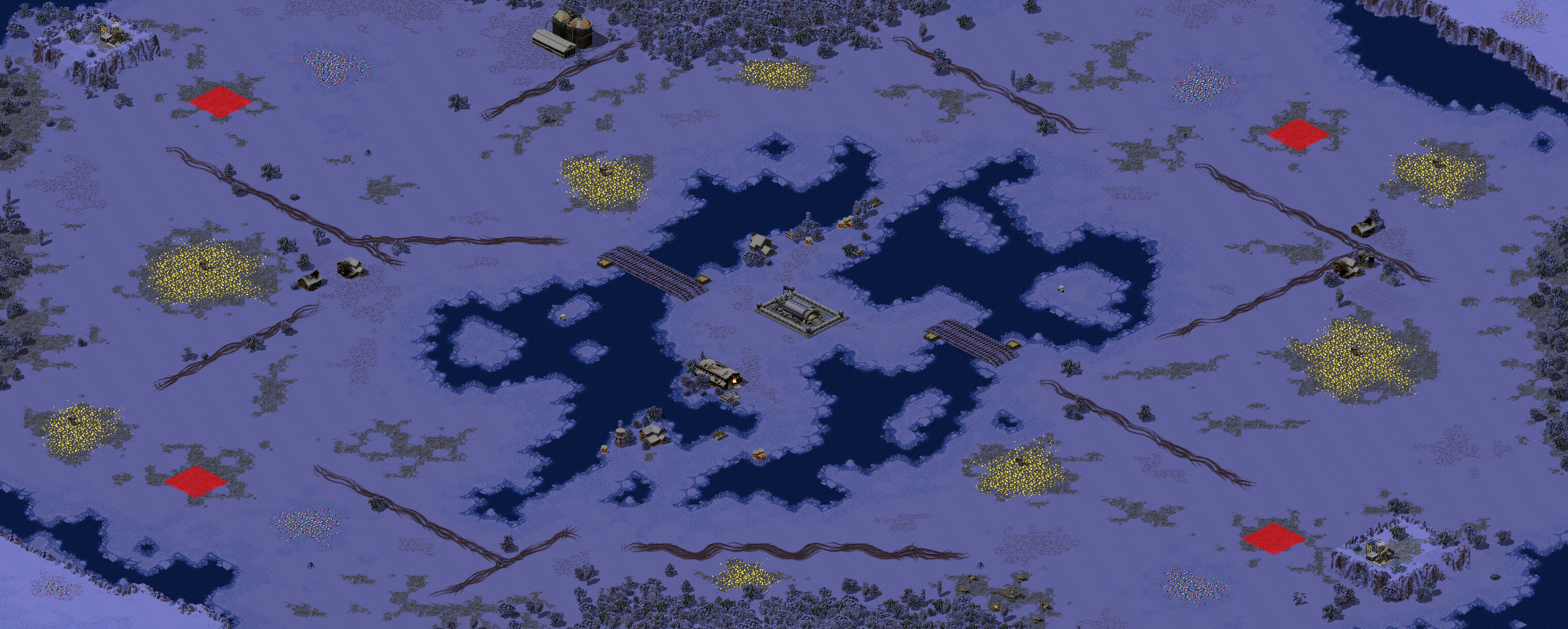 Rendered map: Noisy Ghost: Allied War Factory