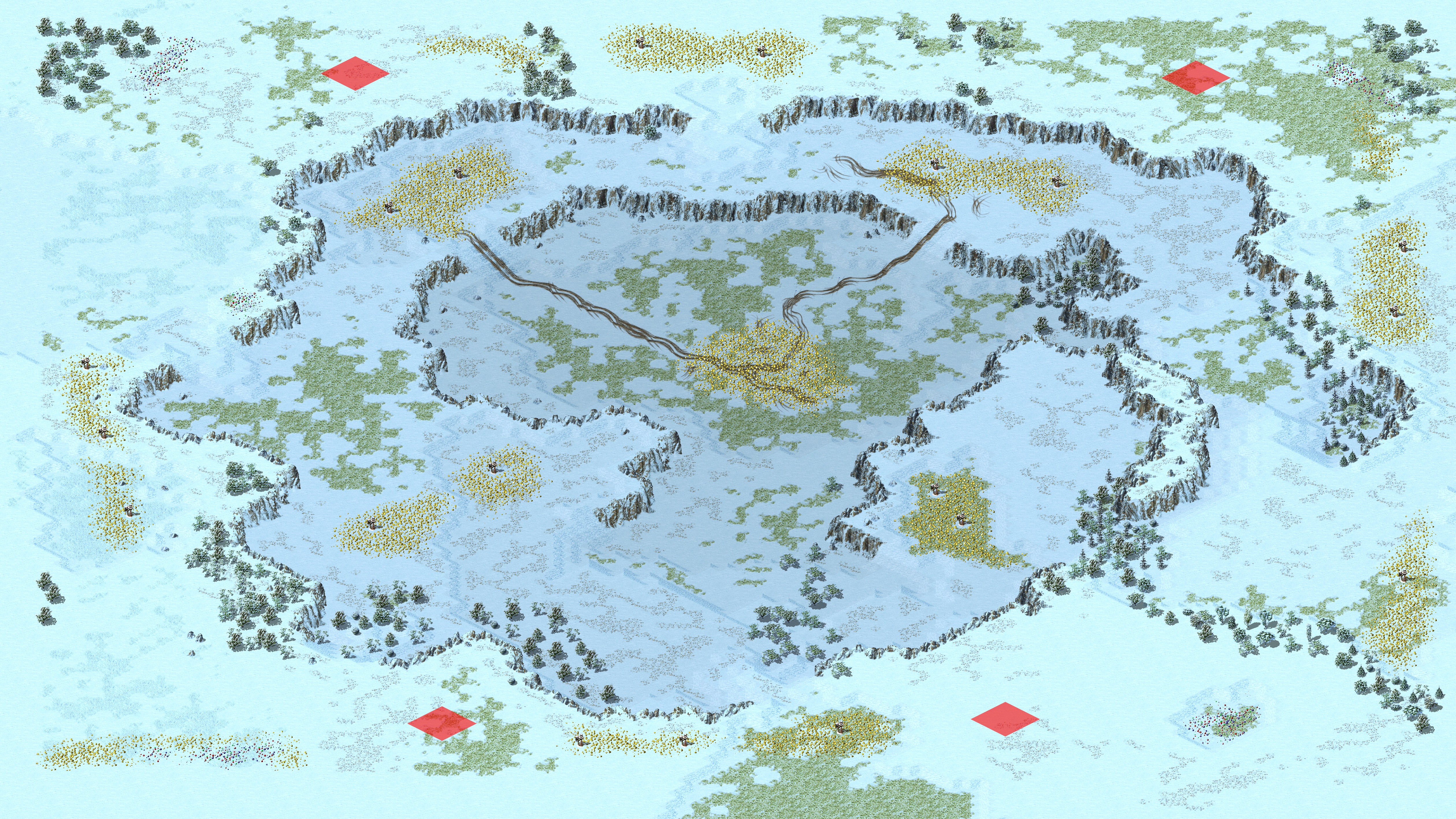 Rendered map: Heck Freezes Over Corners B Golden
