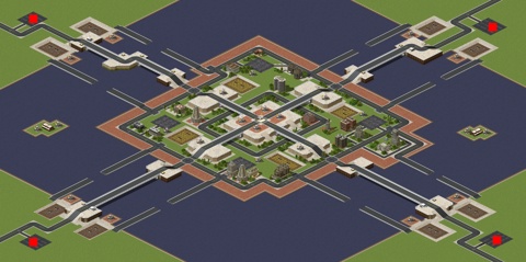 Rendered preview of Central Artificial Island