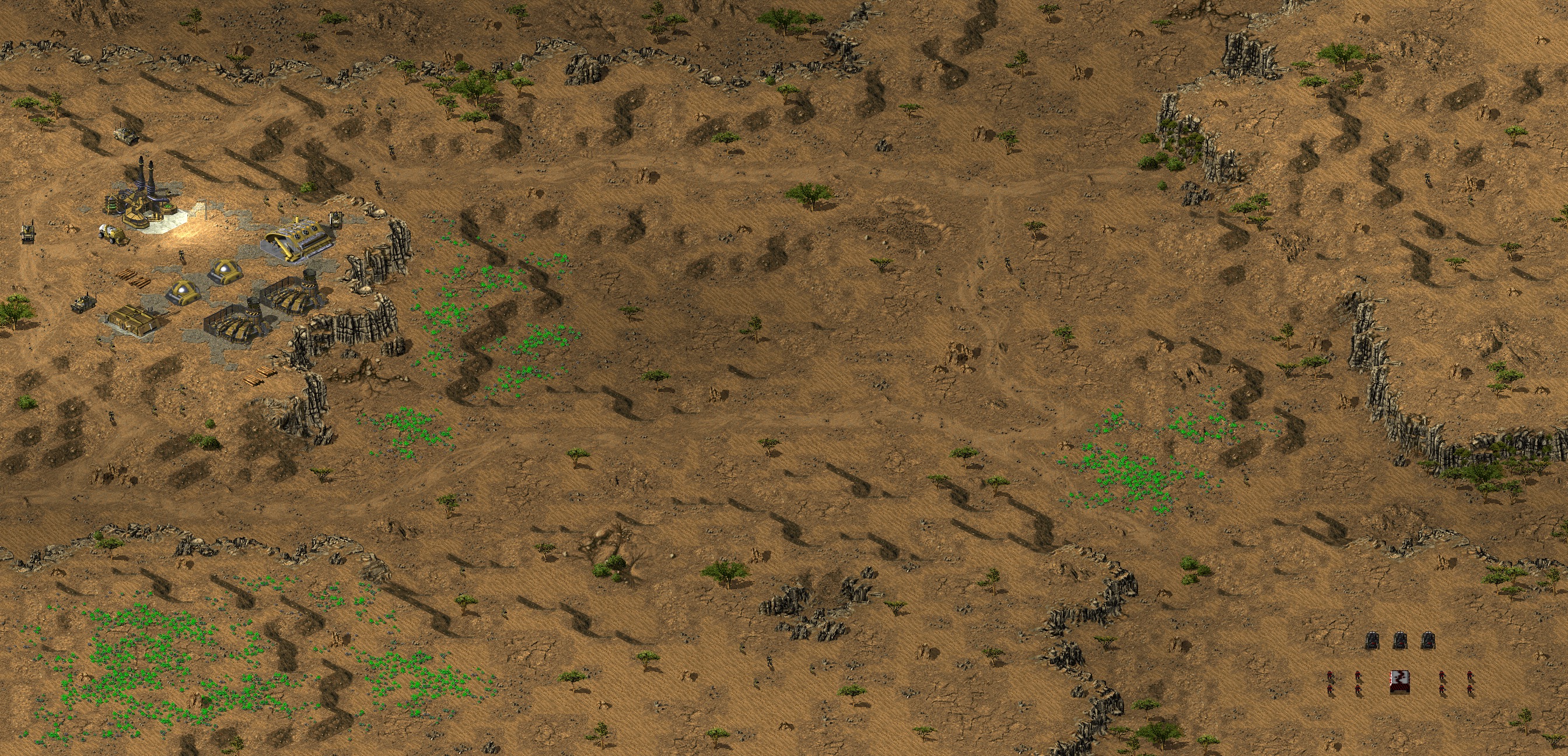 Rendered map: Nod Mission 02: Invasion of Egypt