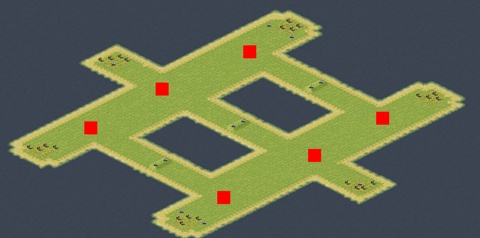 Rendered preview of Flat Rising 3v3