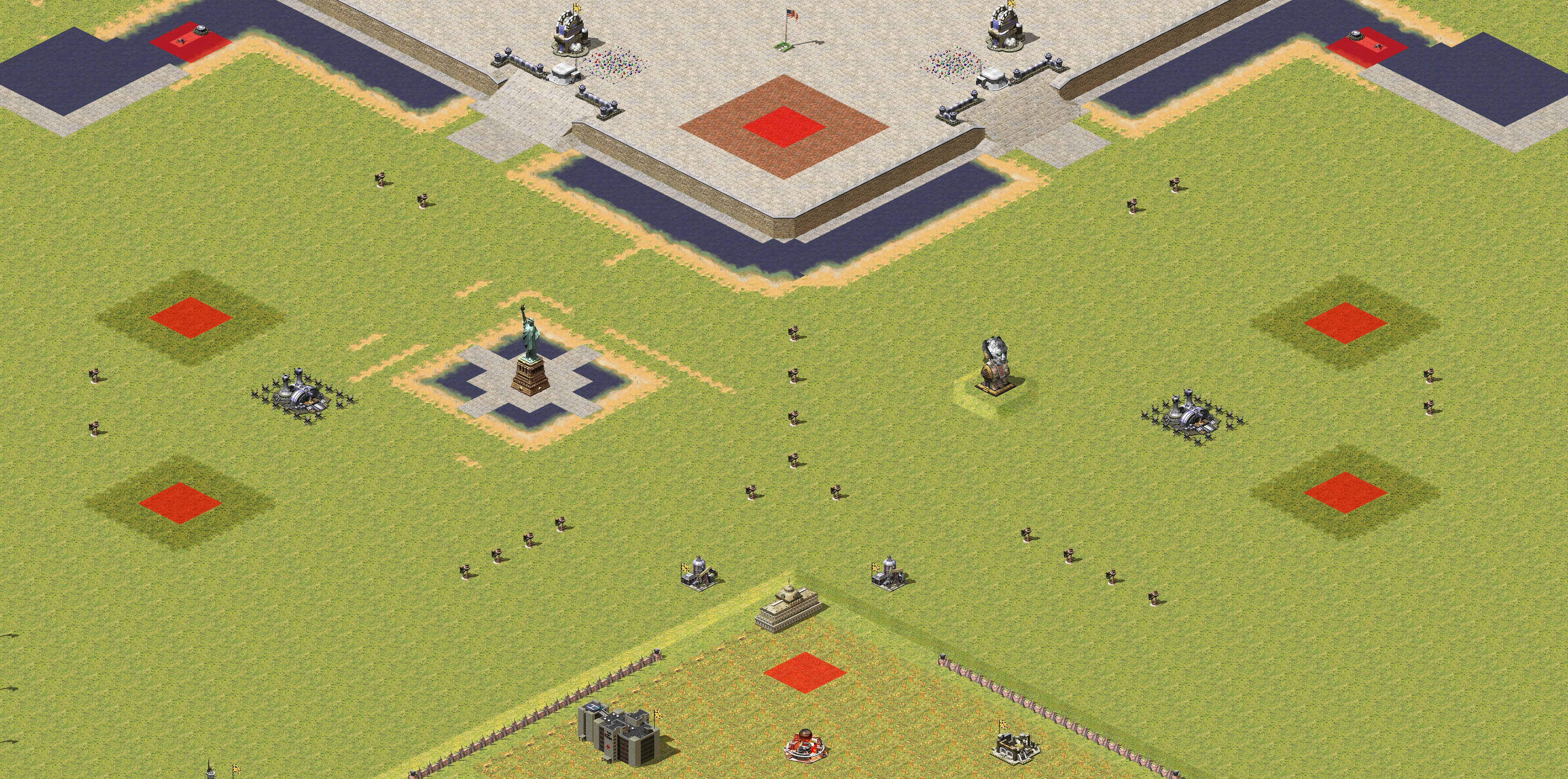 Rendered map: Peasant Lord Atheist and God (3v3v1v1)