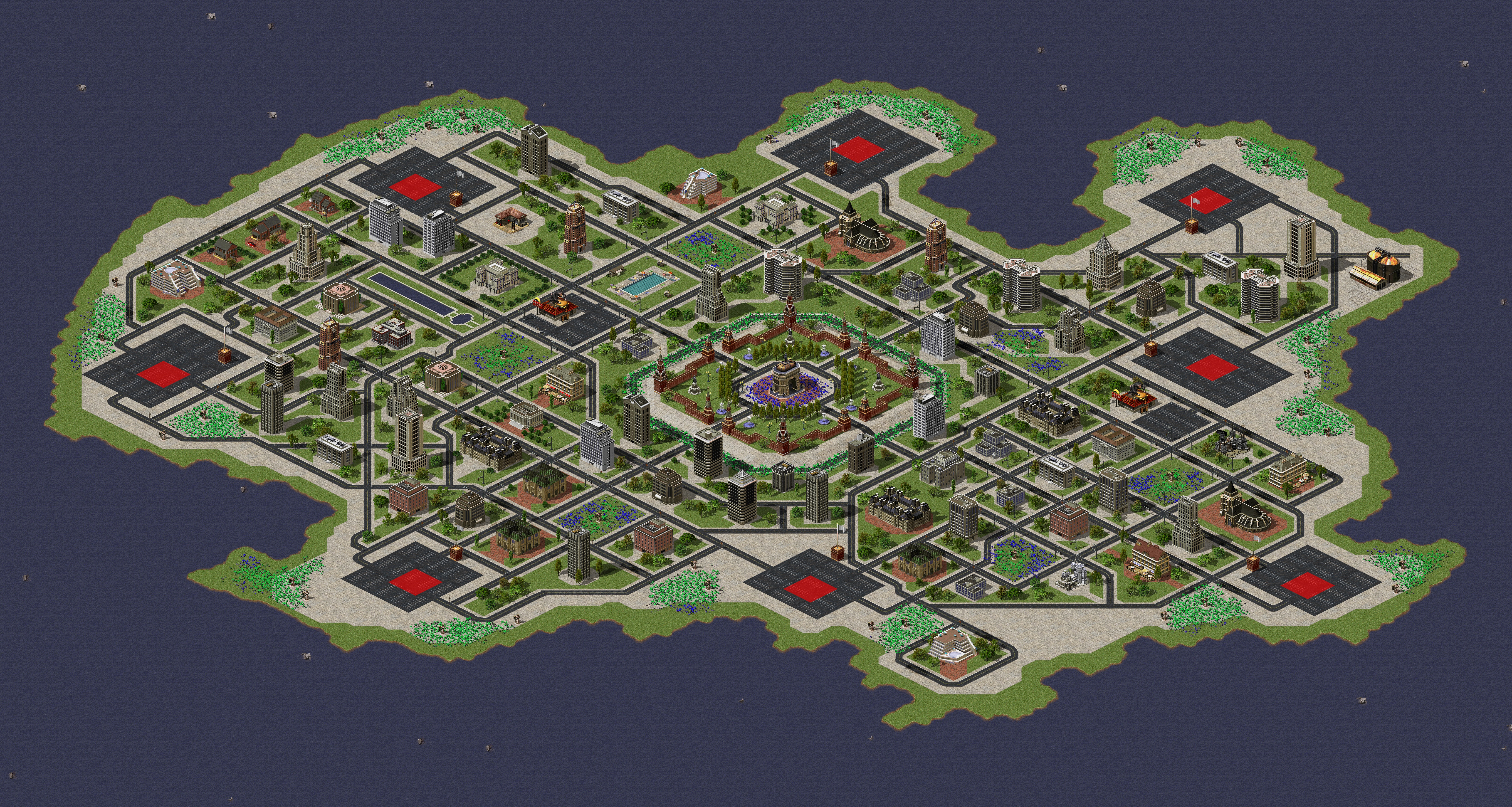 Rendered map: Powder Keg