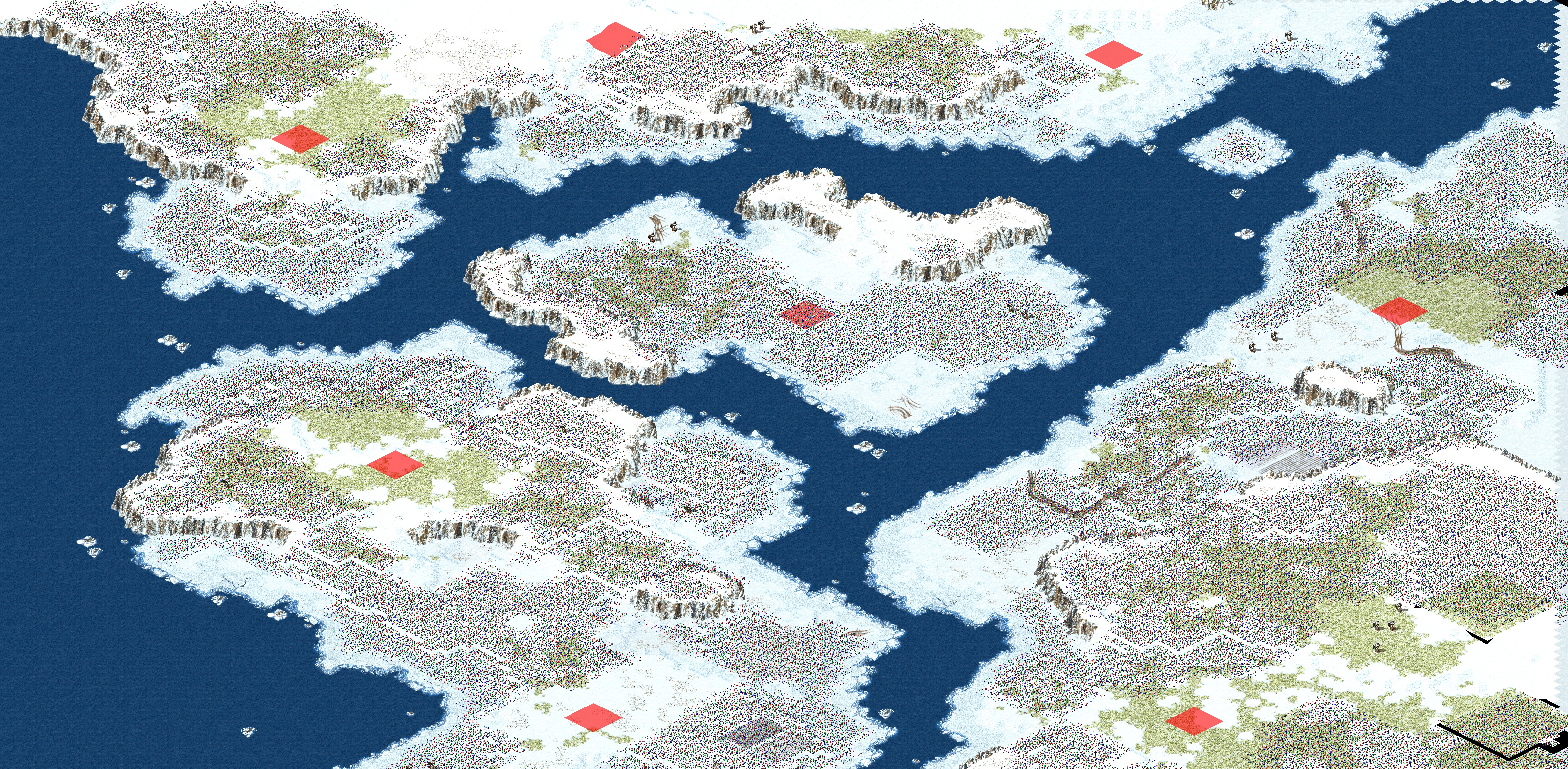 Rendered map: Peace BabyQ Snowy Battle