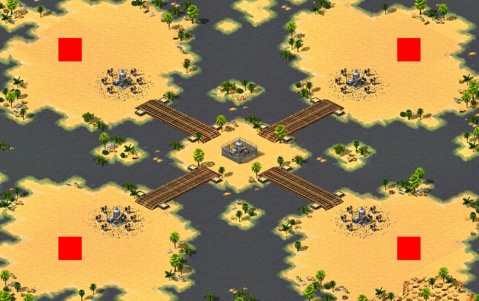 Rendered preview of Oil Island v1.03 - (Oil In Center)