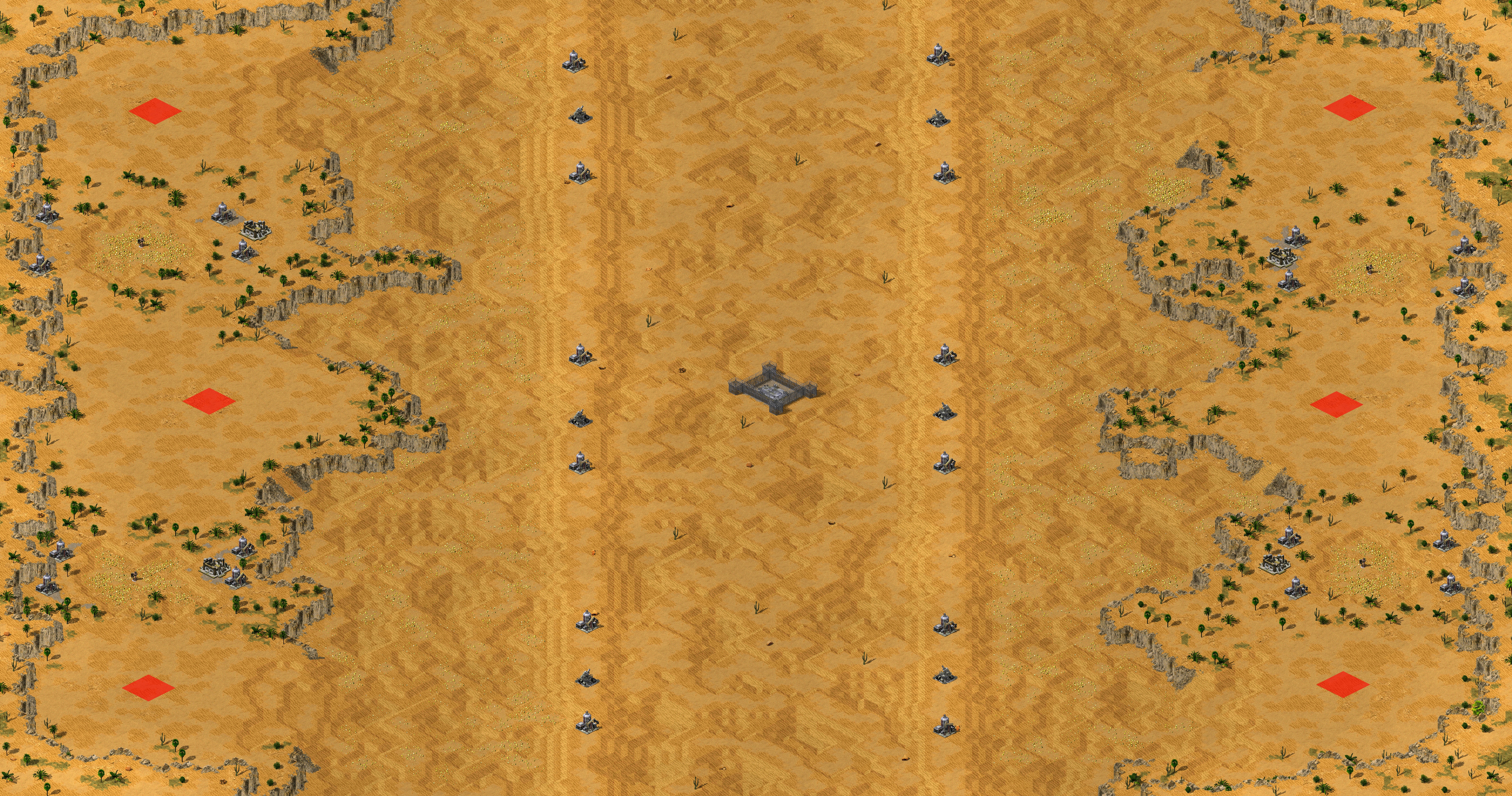 Rendered map: Battle for Dune