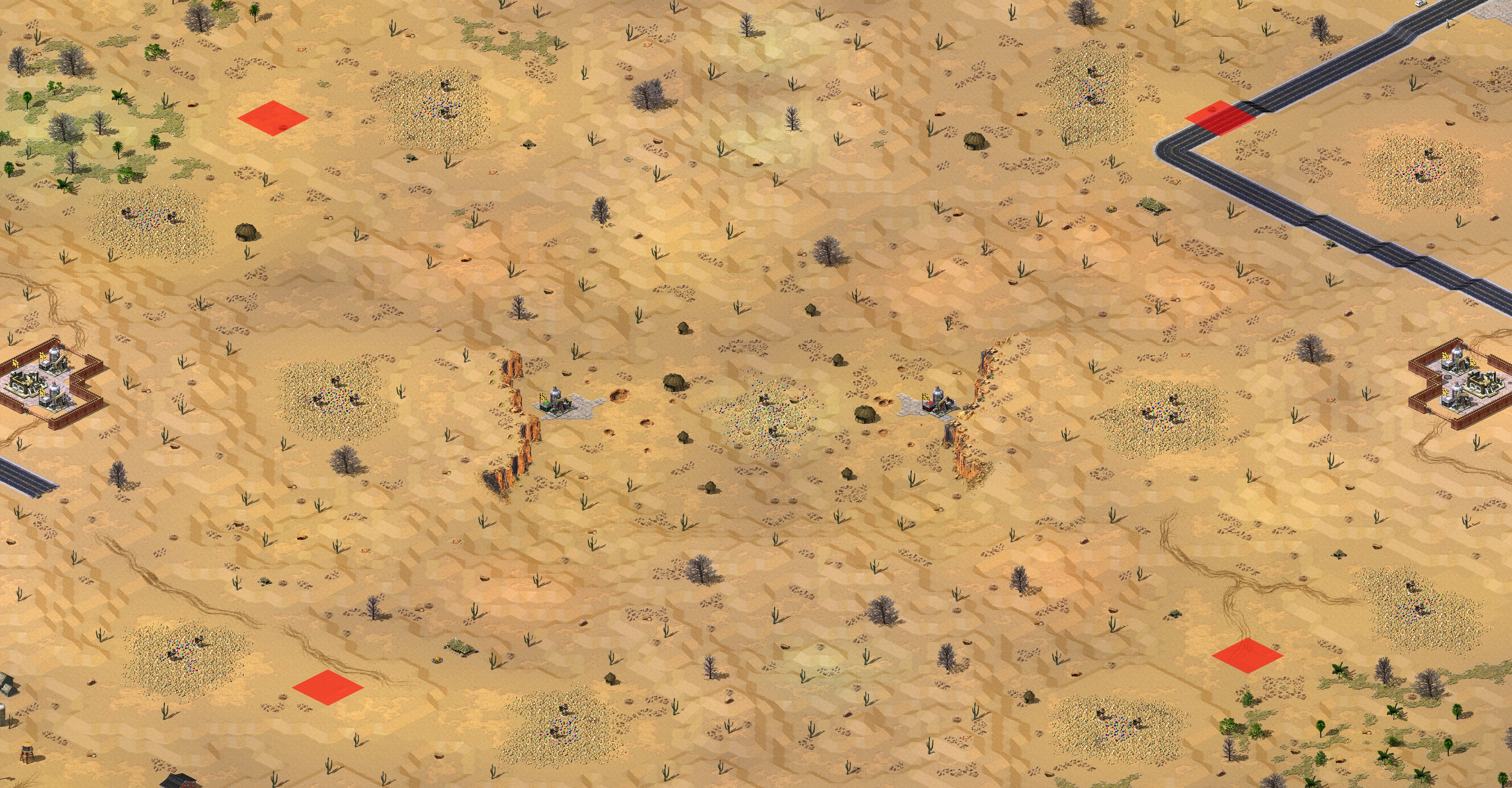 Rendered map: Wasteland