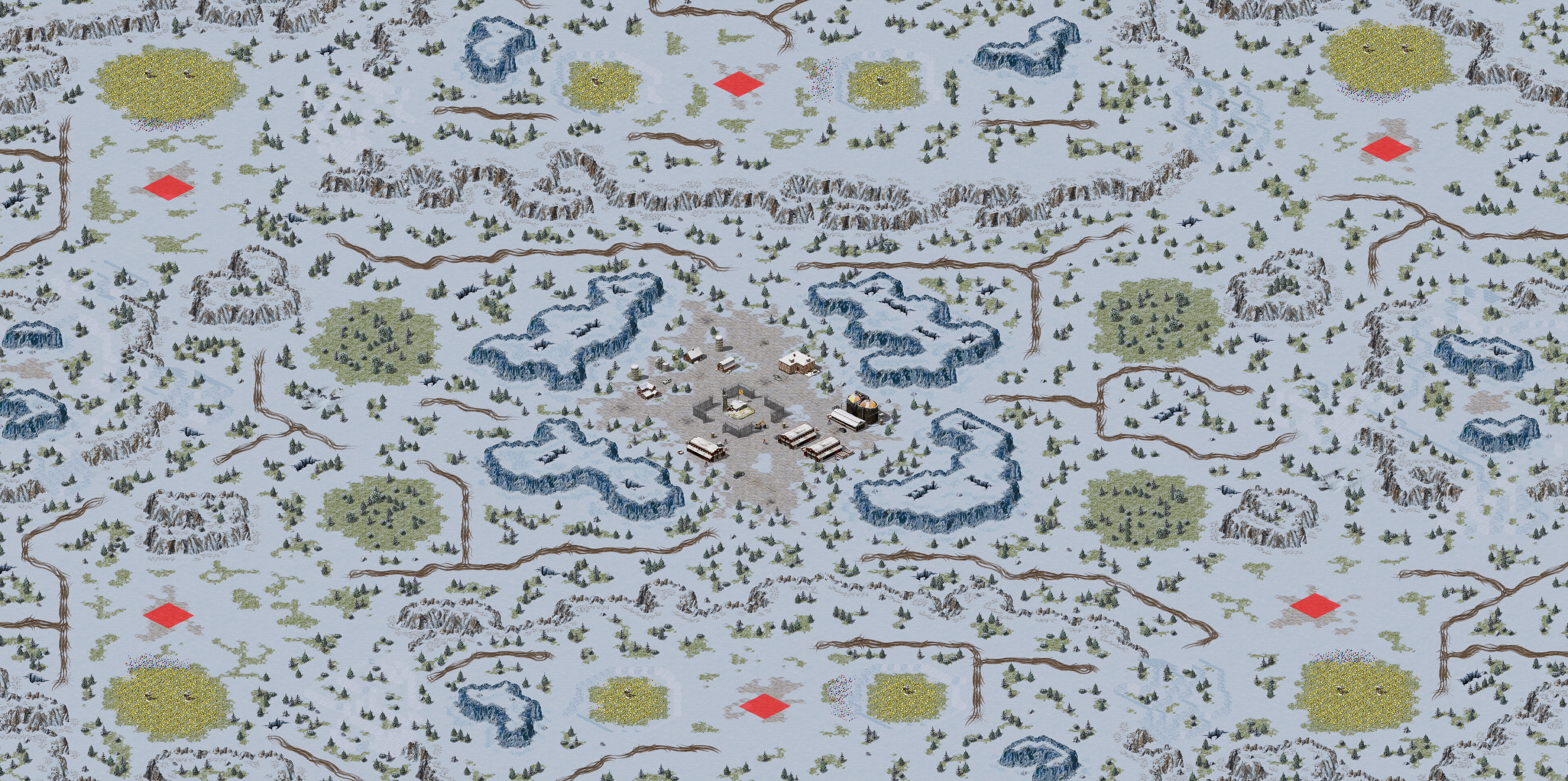 Rendered map: 新周赛-死寂谷