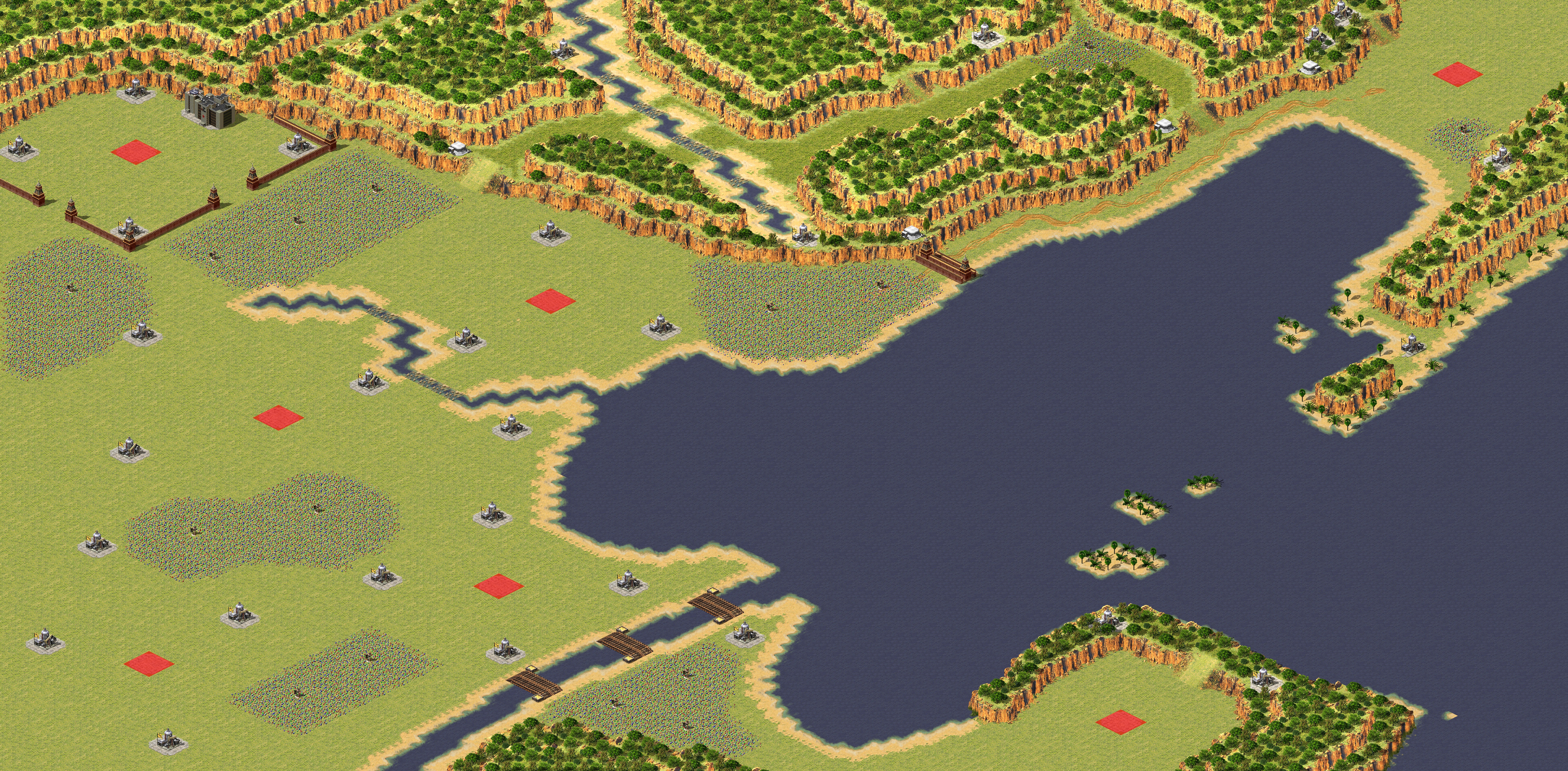 Rendered map: Ming Qing War