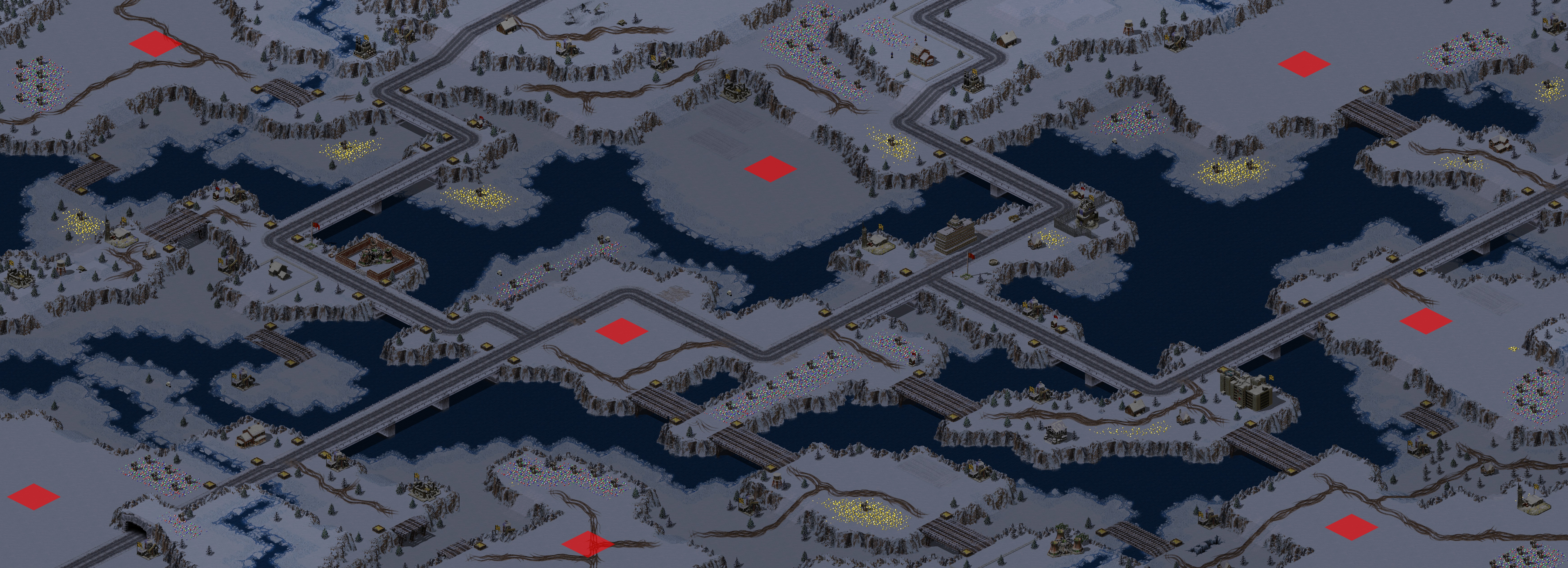 Rendered map: Siberia, USSR zoom3000 edition